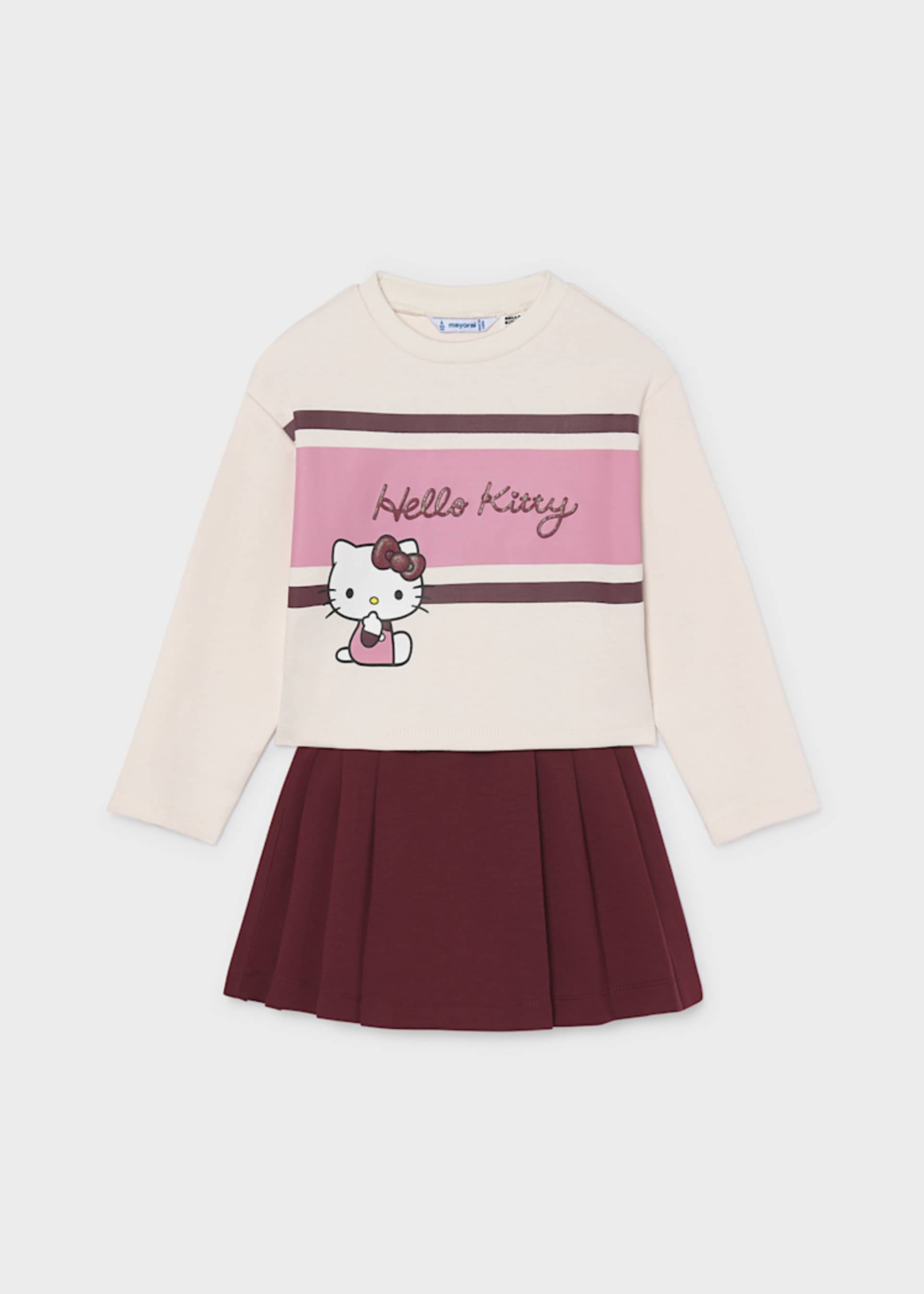Girl Hello Kitty ® skirt and jumper set