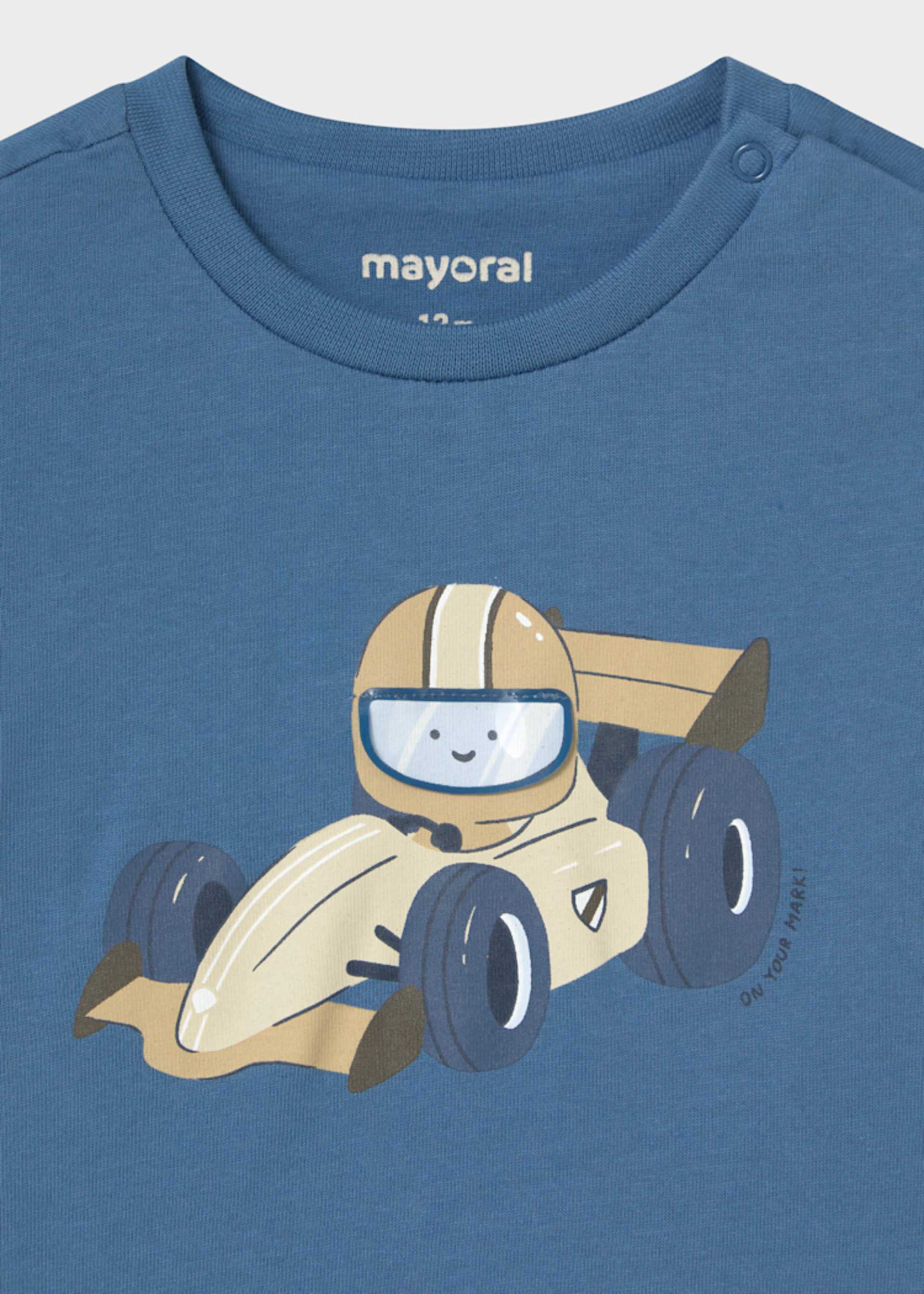 Playera coche bebé