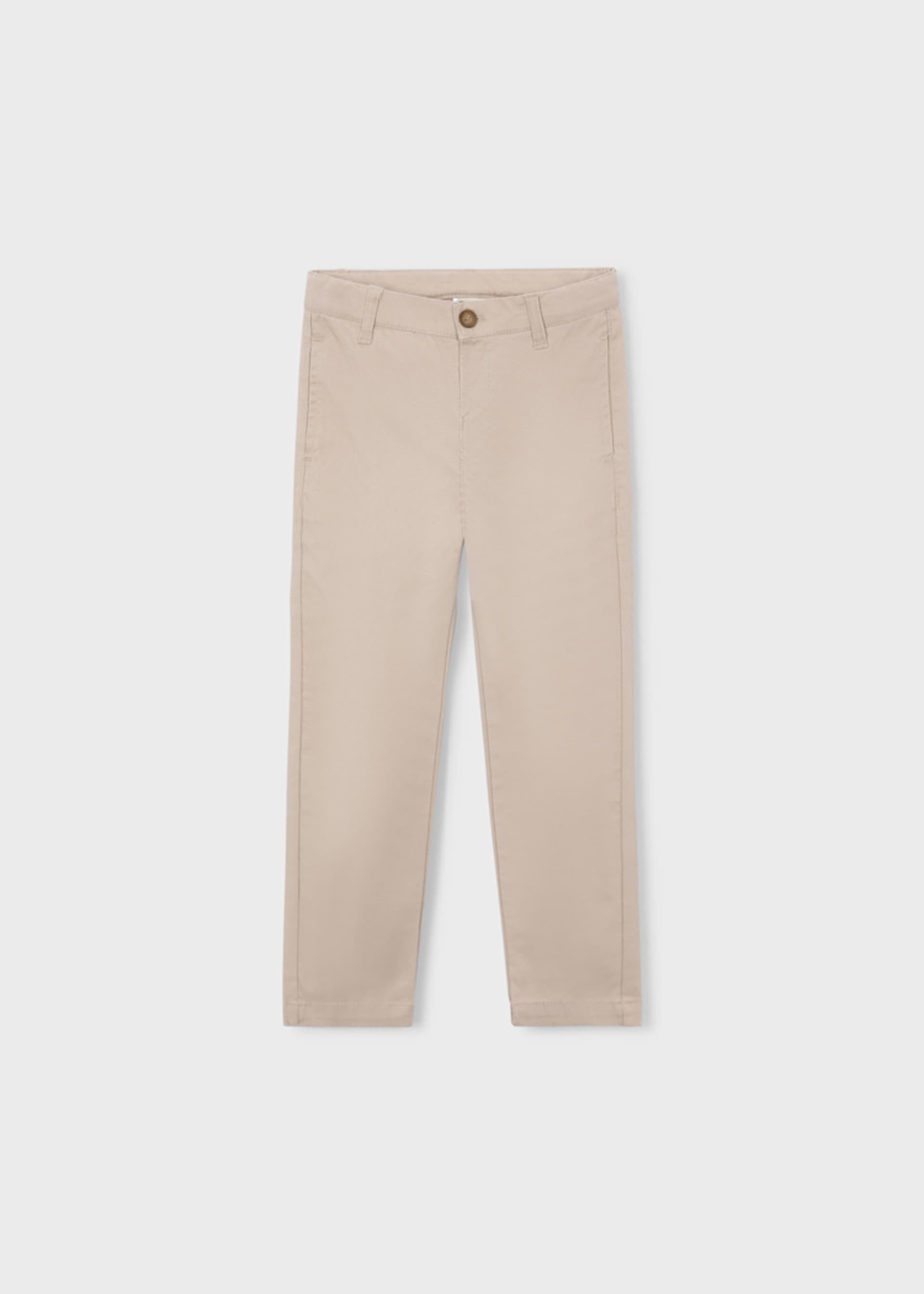Boys' long-sleeved piqué trousers