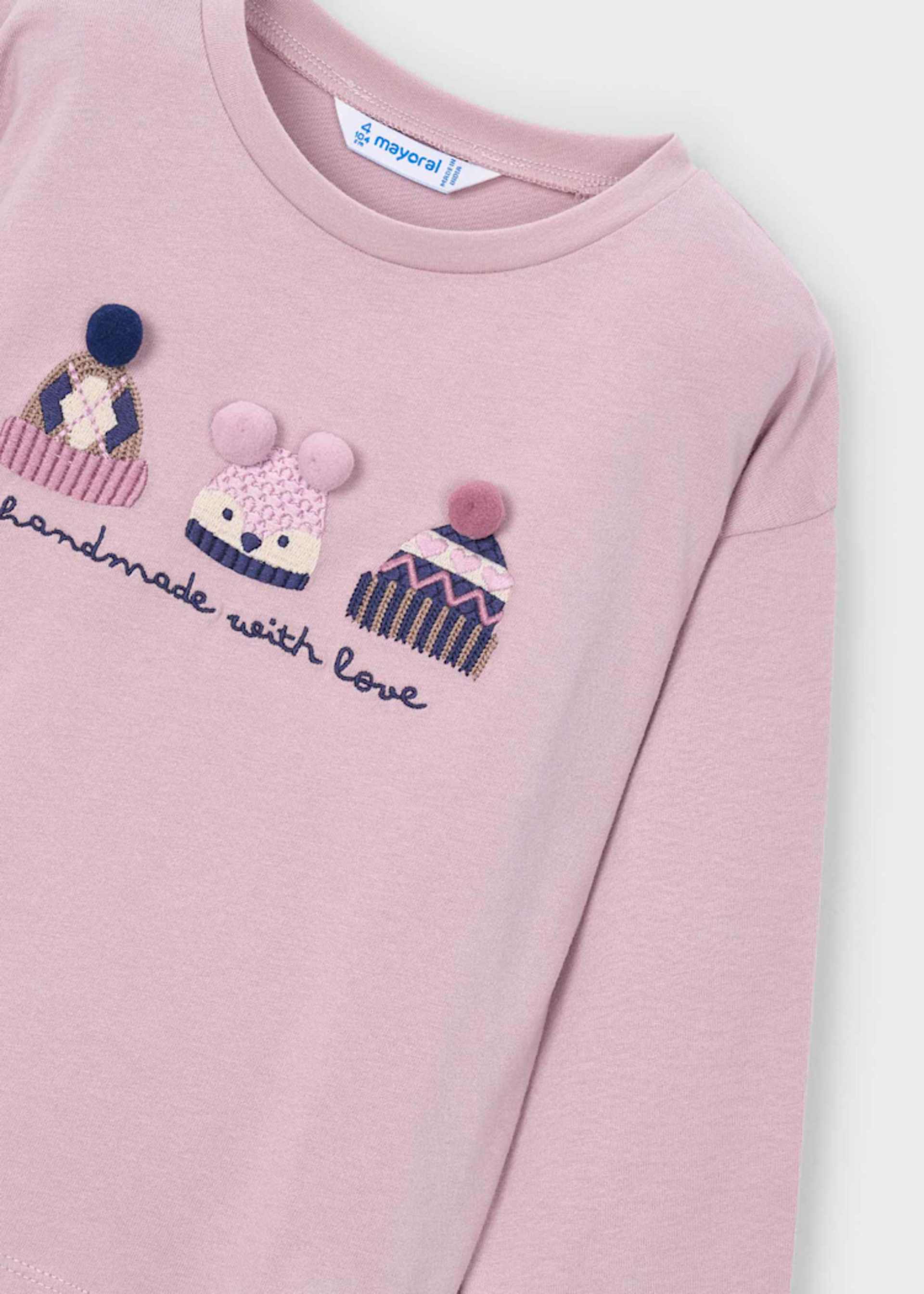 Camiseta bordado niña