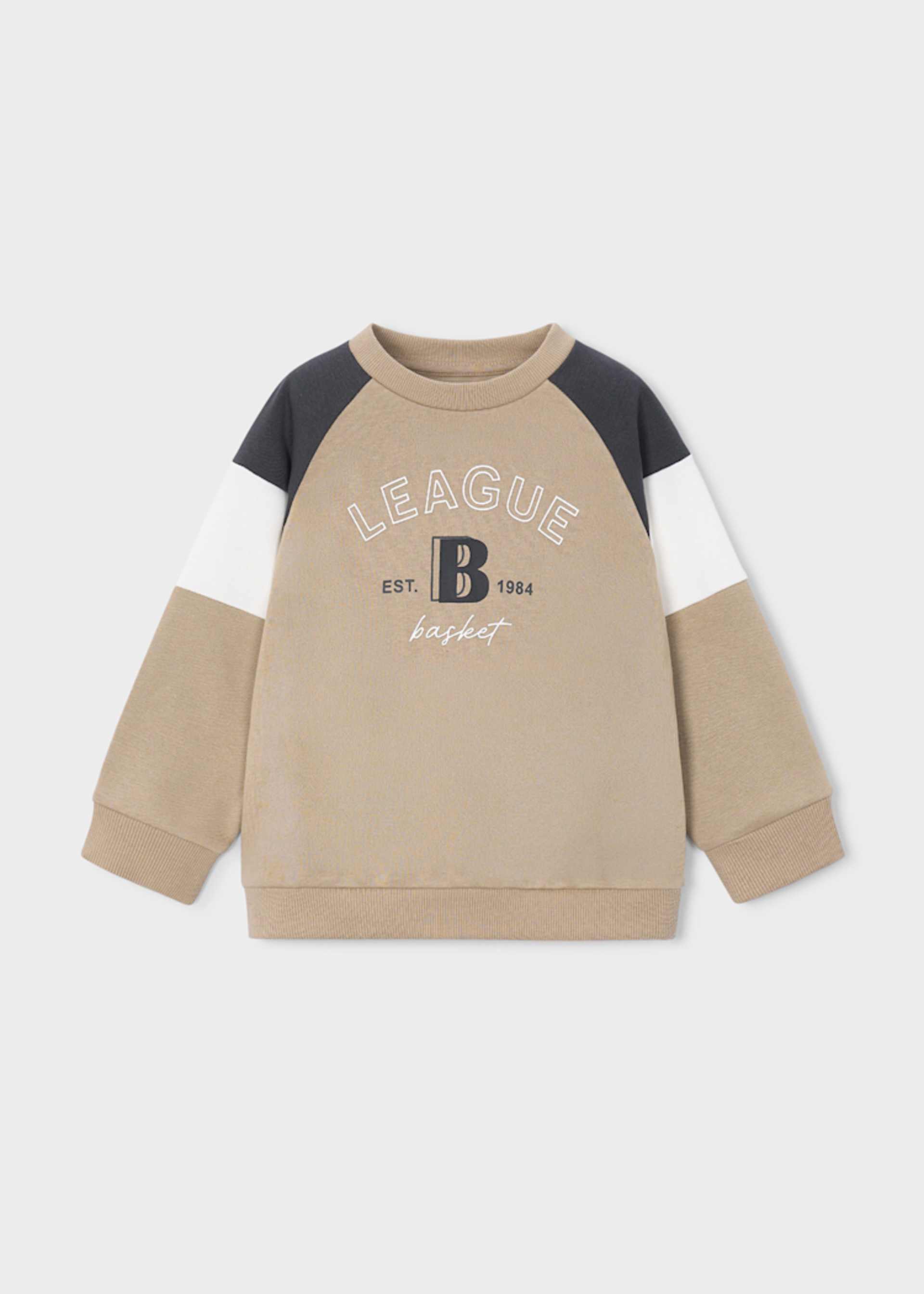 Sudadera combinada niño