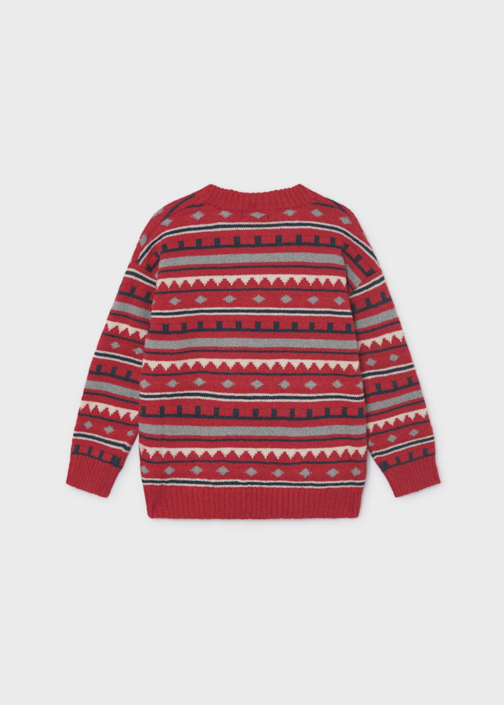 Pulover jacquard baiat