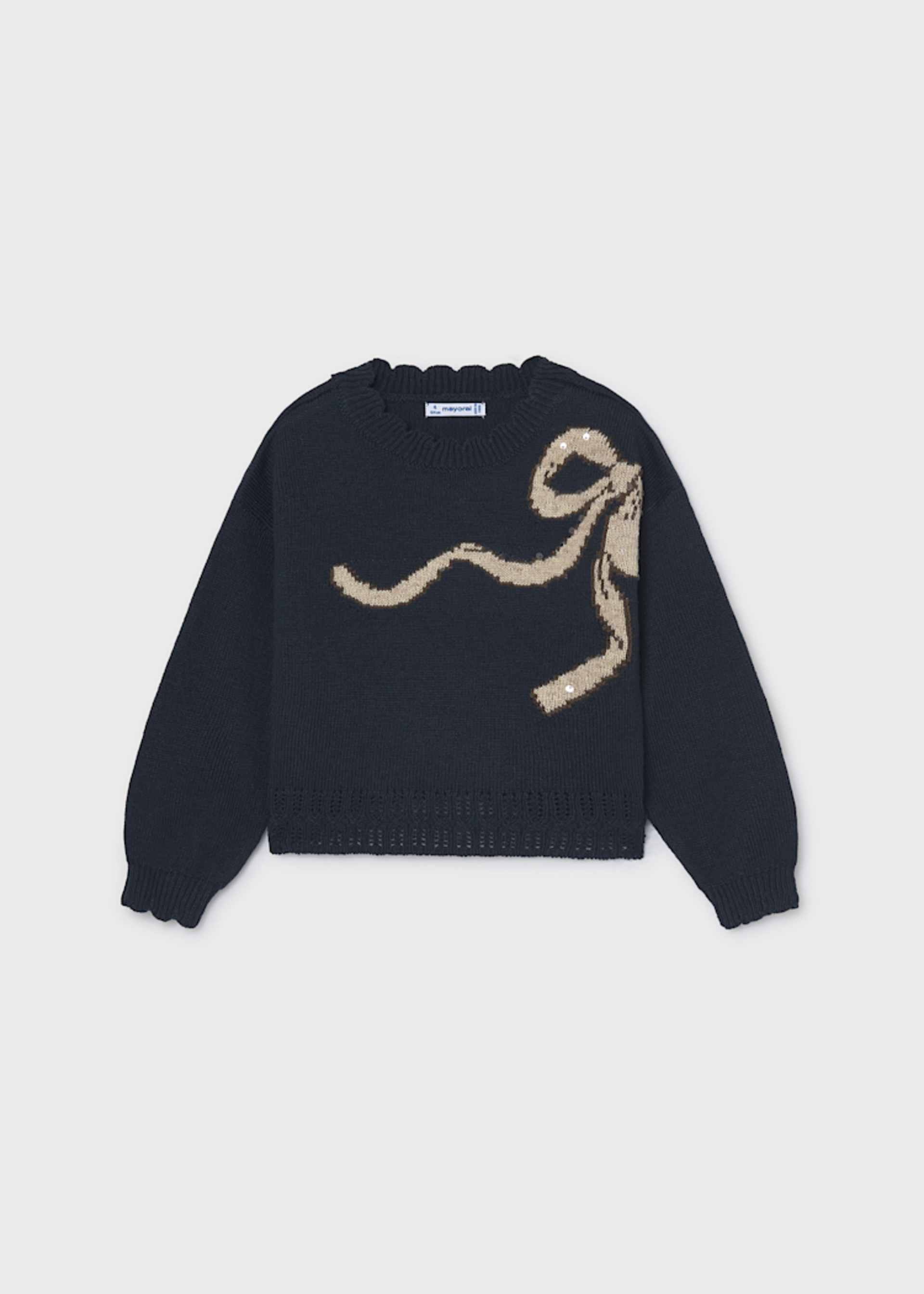 Jersey intarsia niña