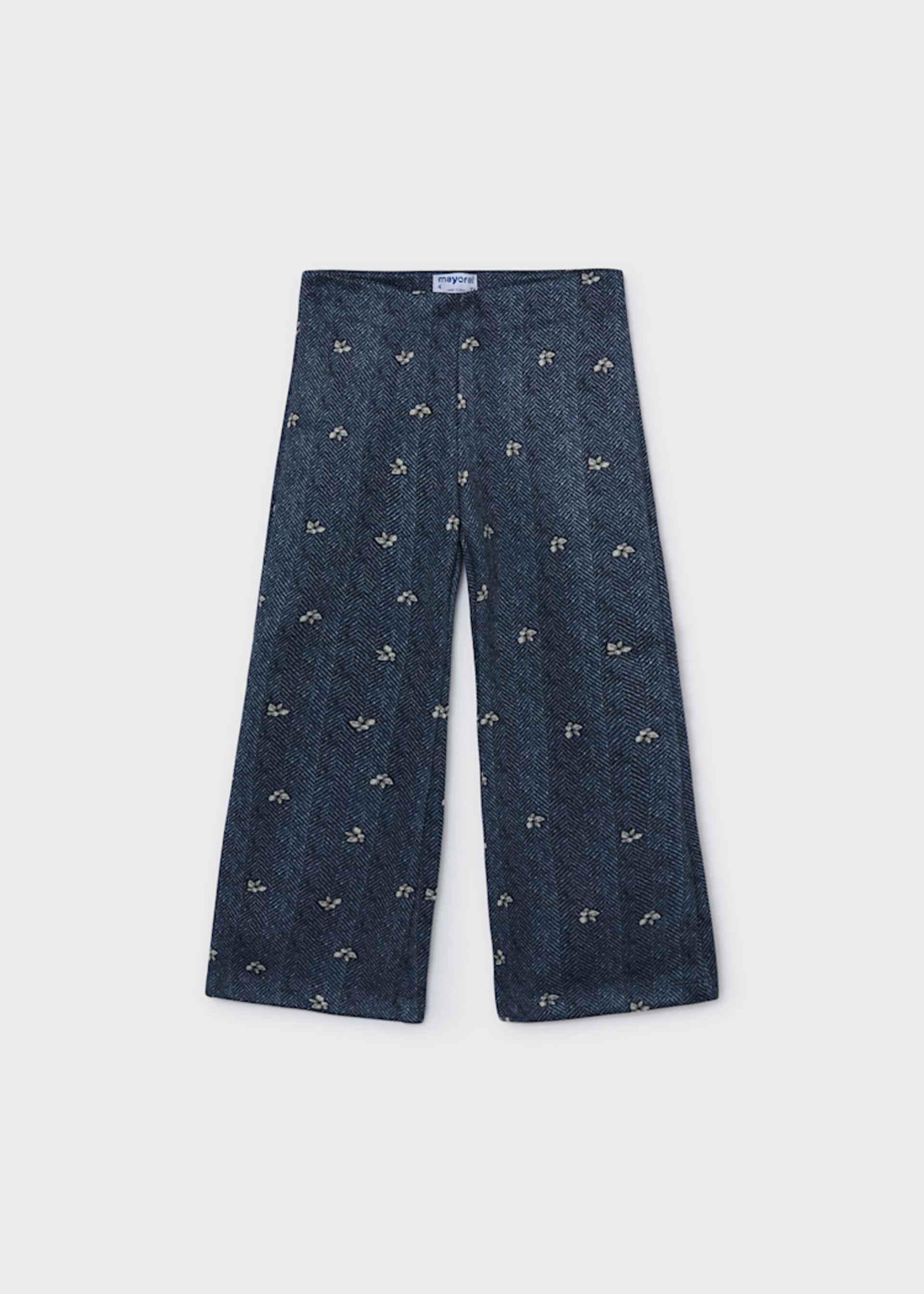 Girl Faux Suede Flare Leggings