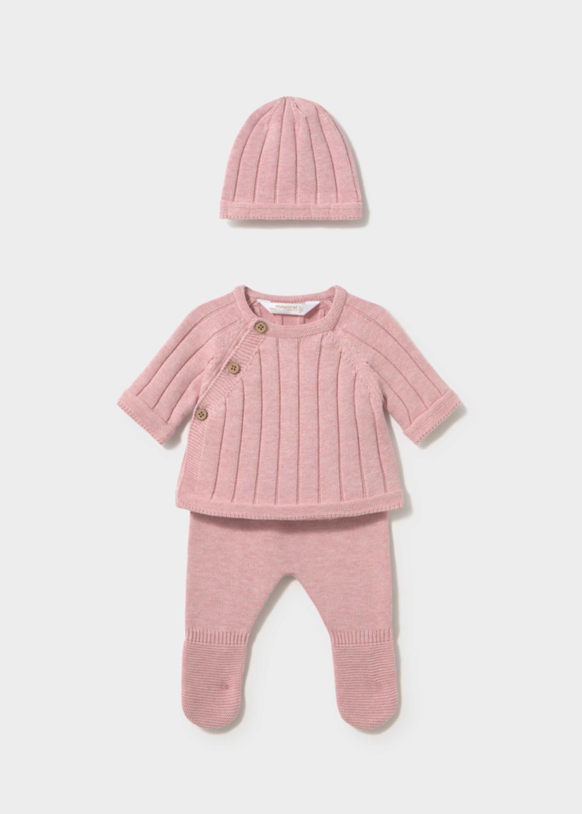 Set pantaloni cu botosei nou-nascut