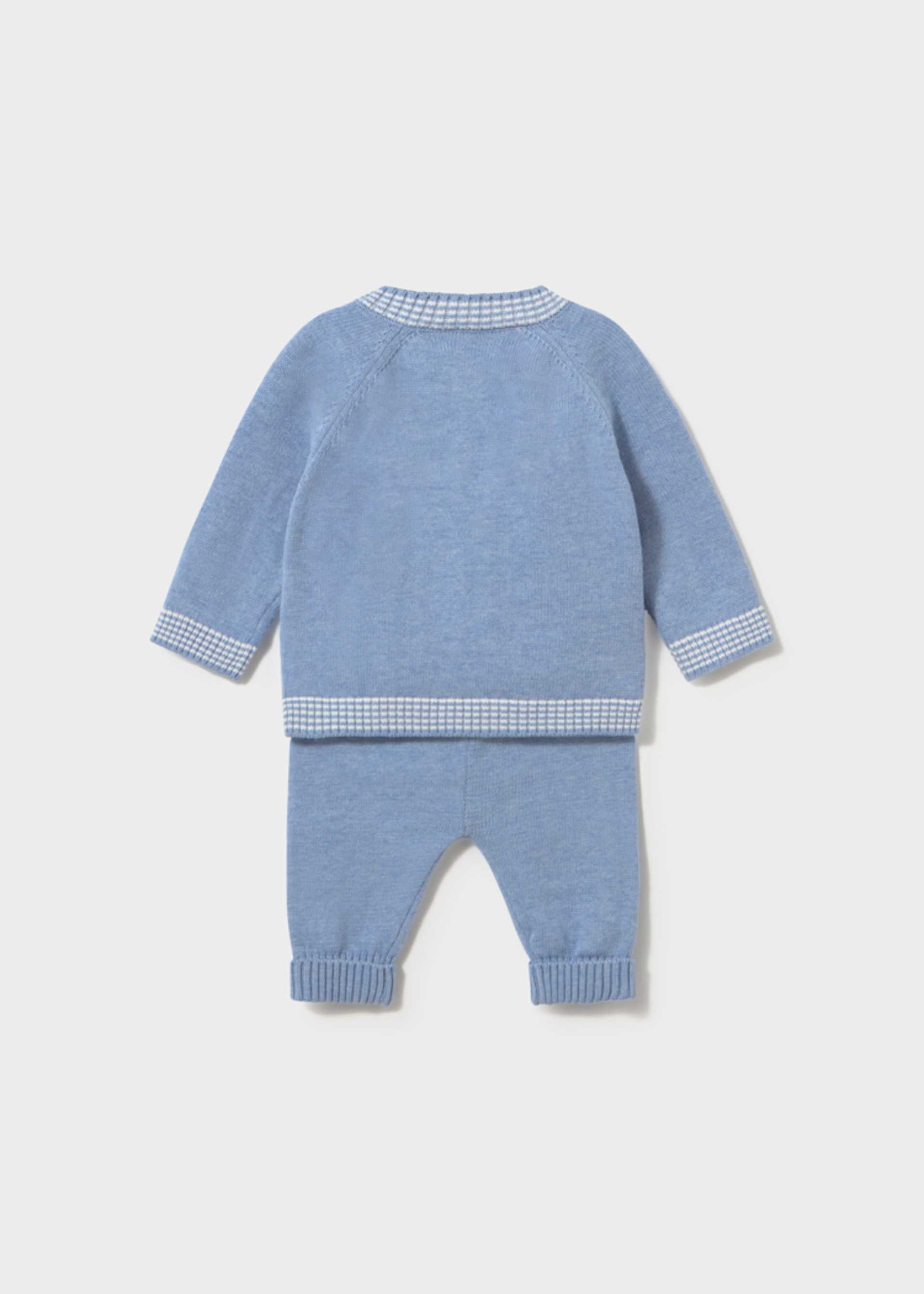 Newborn trousers and teddy bear jumper set Newborn trousers and teddy bear jumper set