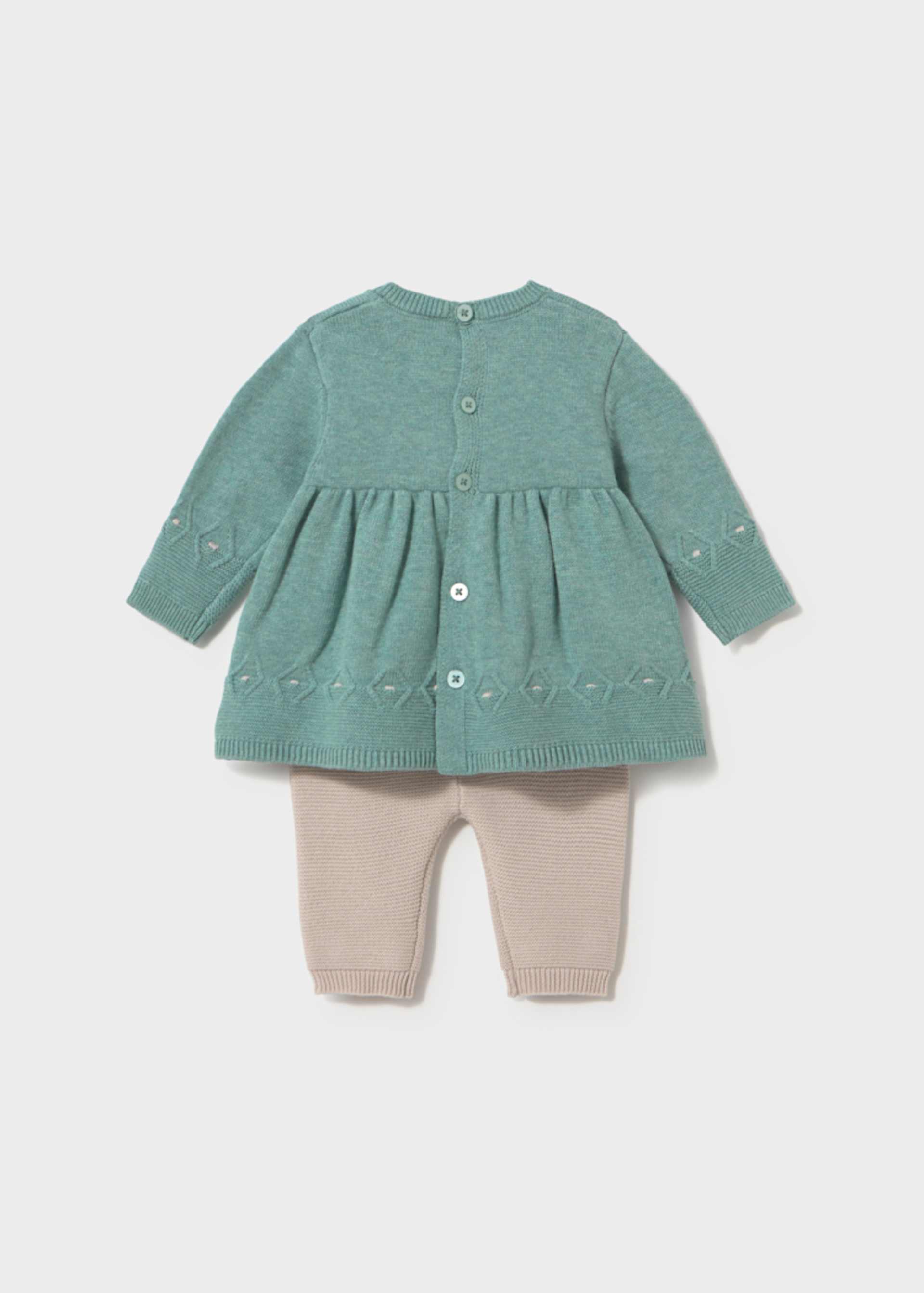 Newborn Girl Legging and Dress Set