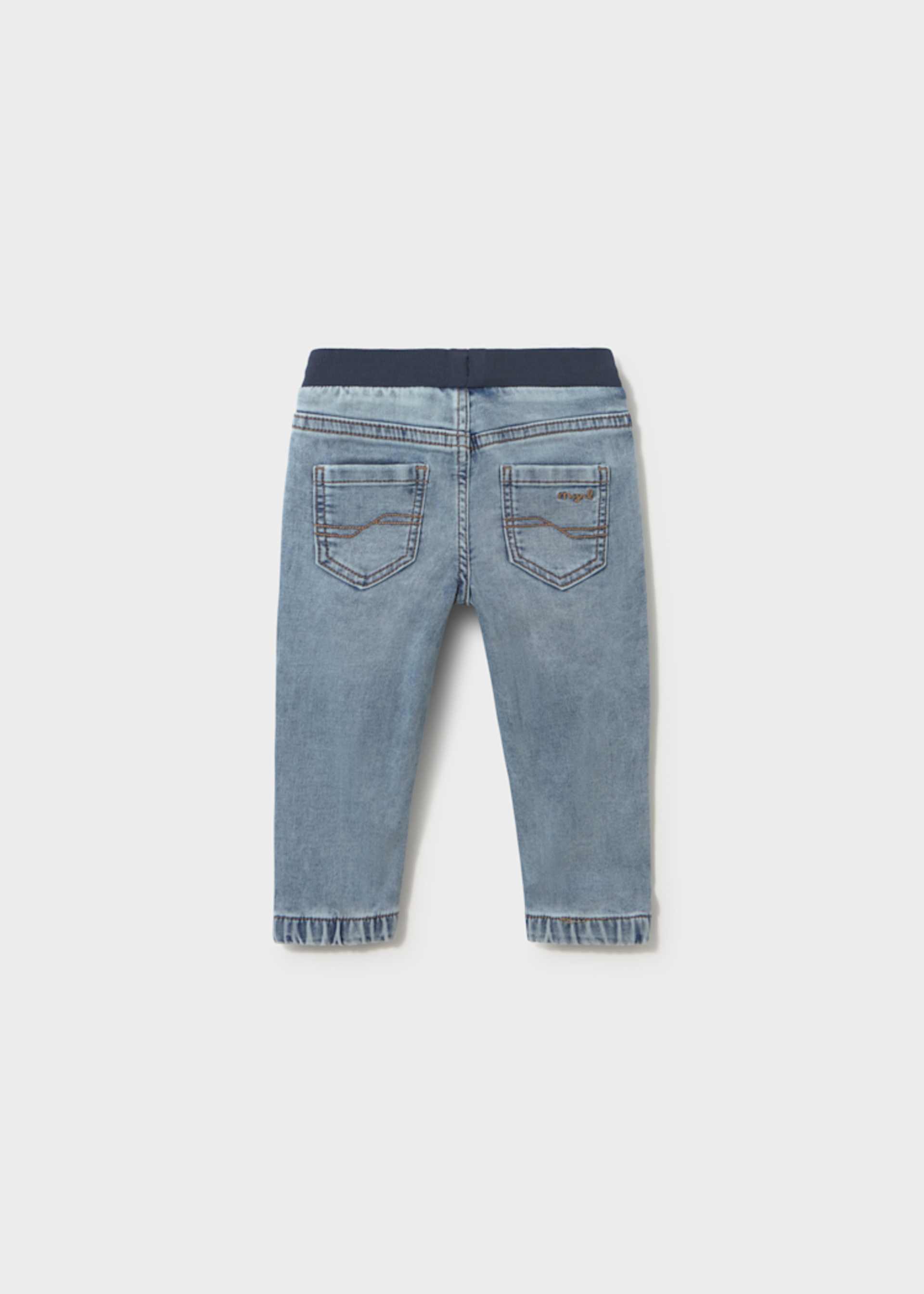 Spodnie jeansowe typu jogger dla niemowlęcia Spodnie jeansowe typu jogger dla niemowlęcia