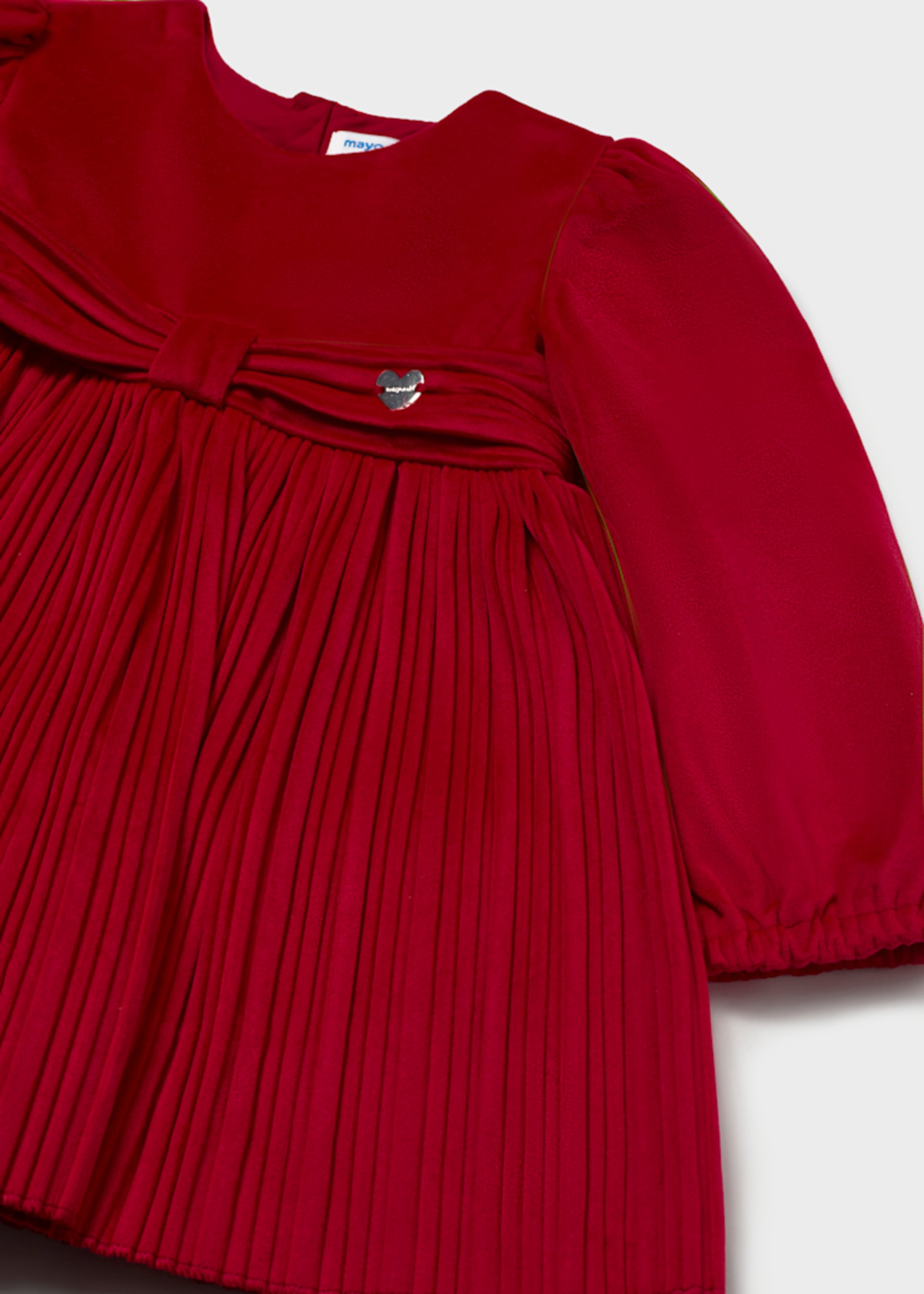 Vestito velluto plissettato bimba Vestito velluto plissettato bimba