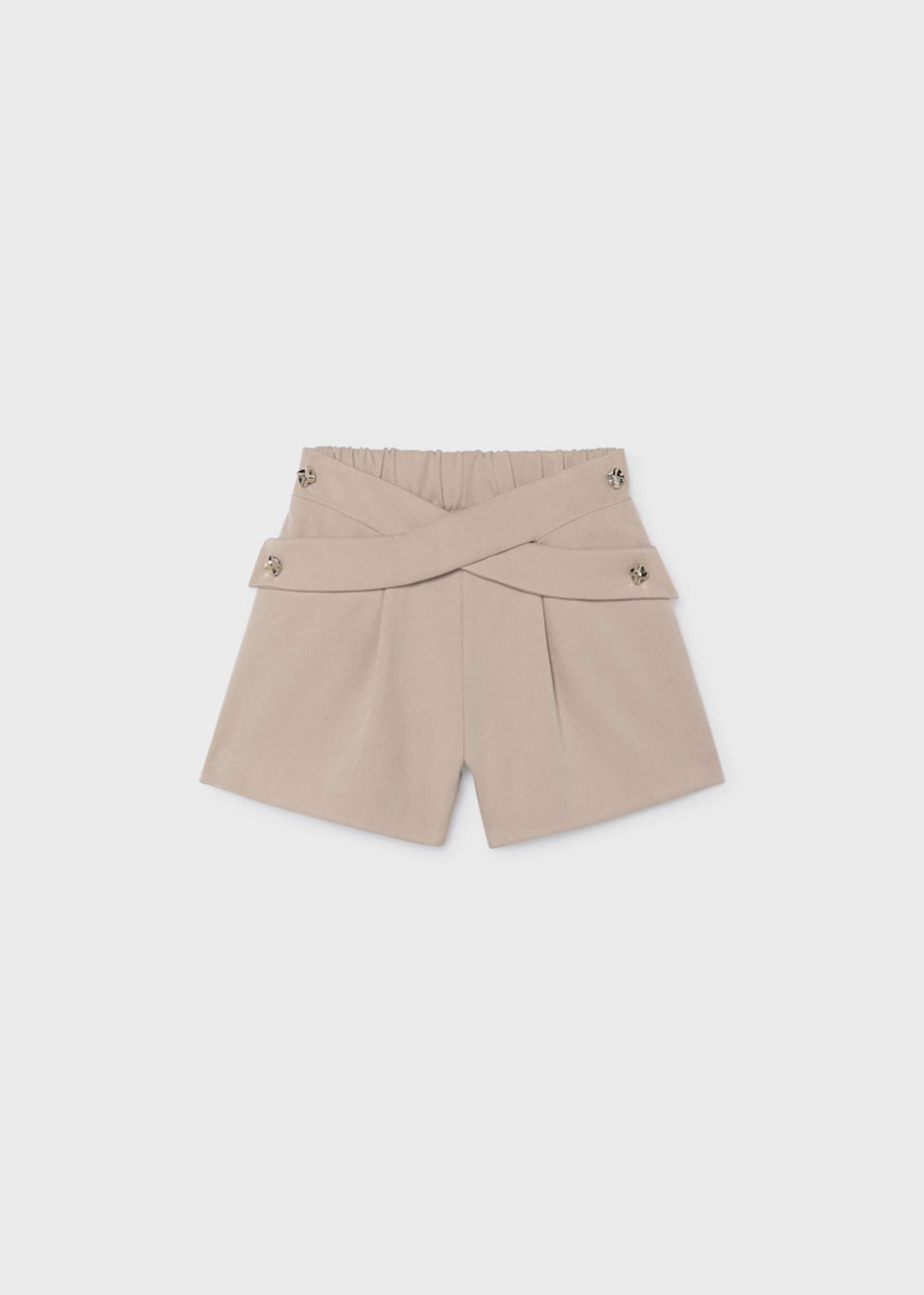 Girls' pleated skirt-trousers