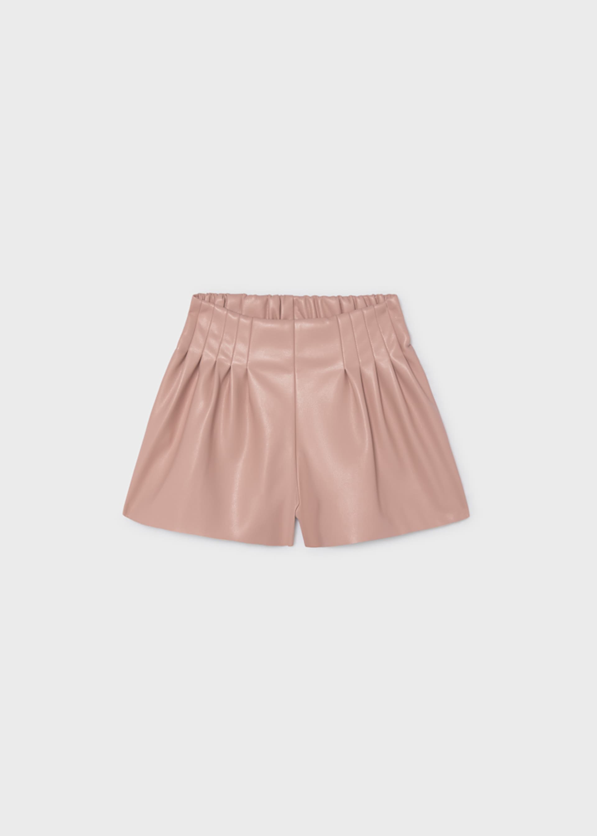 Bermuda similpelle bambina