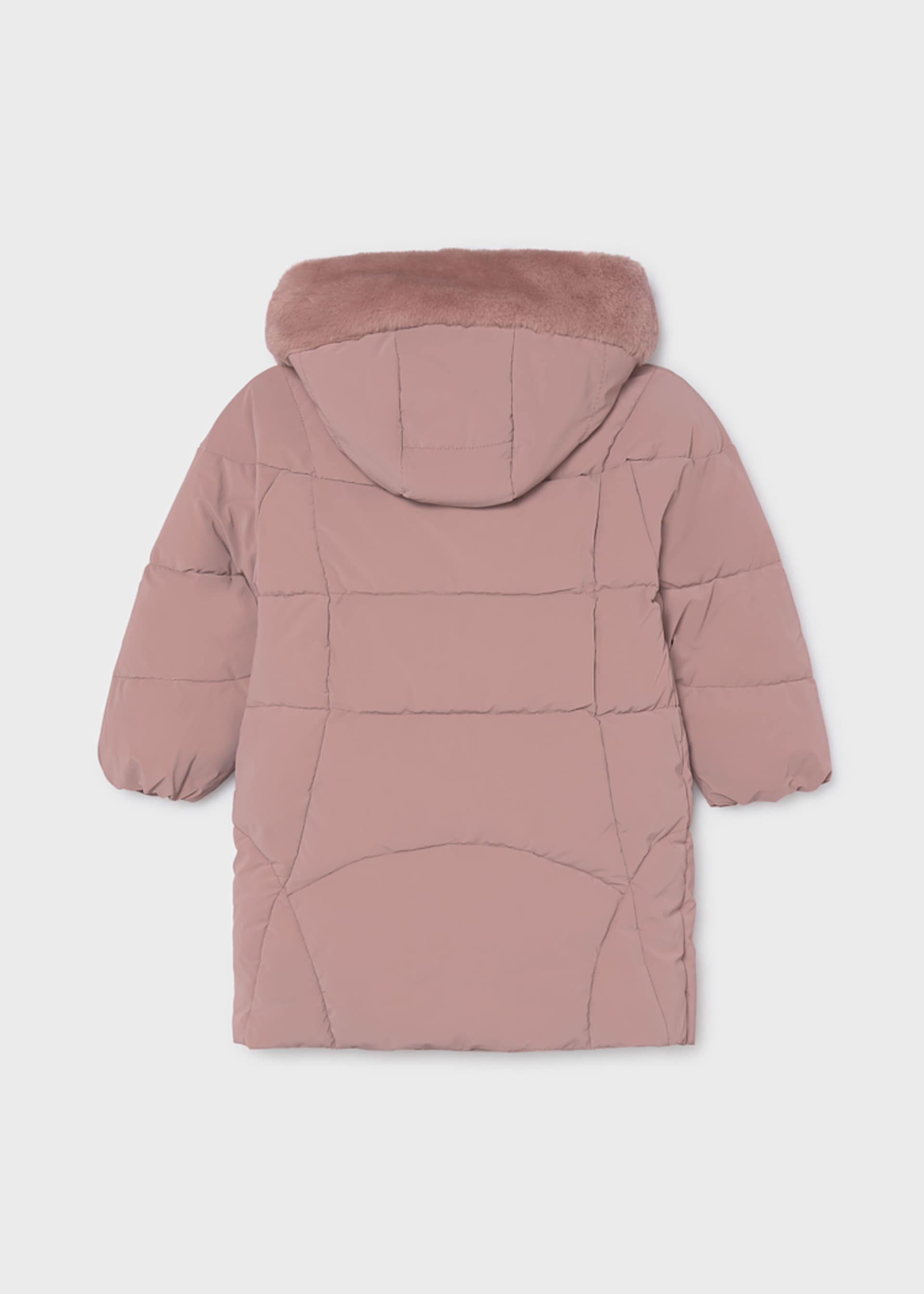 Manteau matelassé long fille