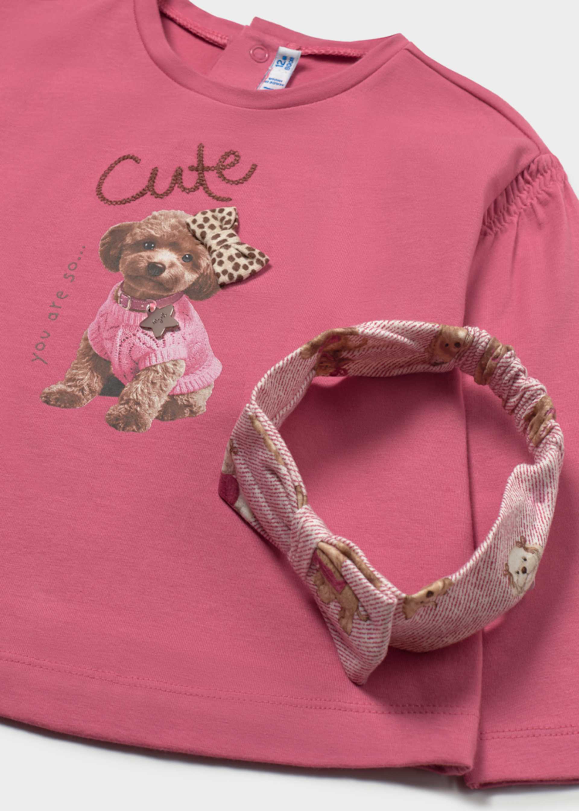 Baby Headband and Print Leggings Set