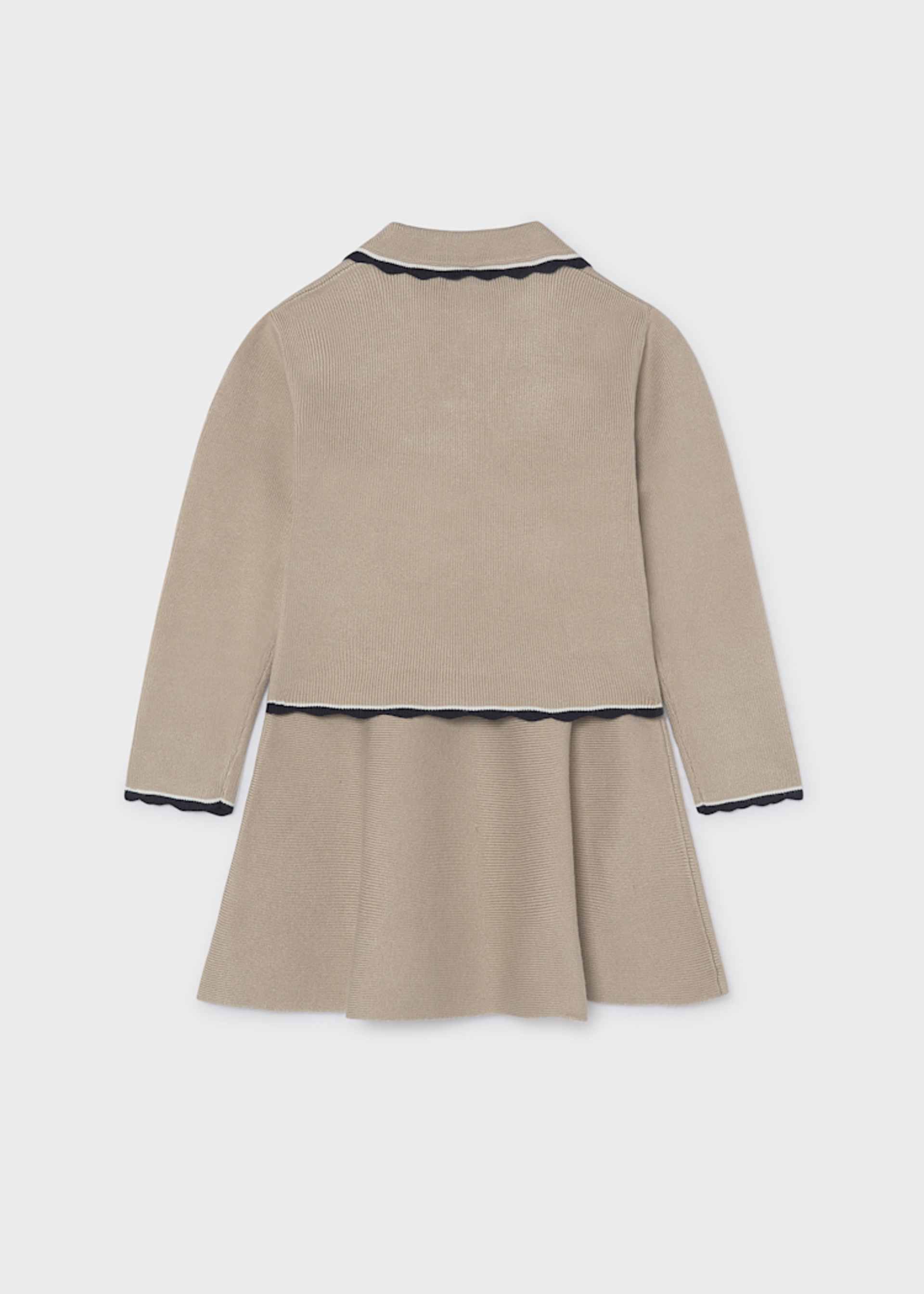 Girl Knit Polo and Skirt Set Girl Knit Polo and Skirt Set
