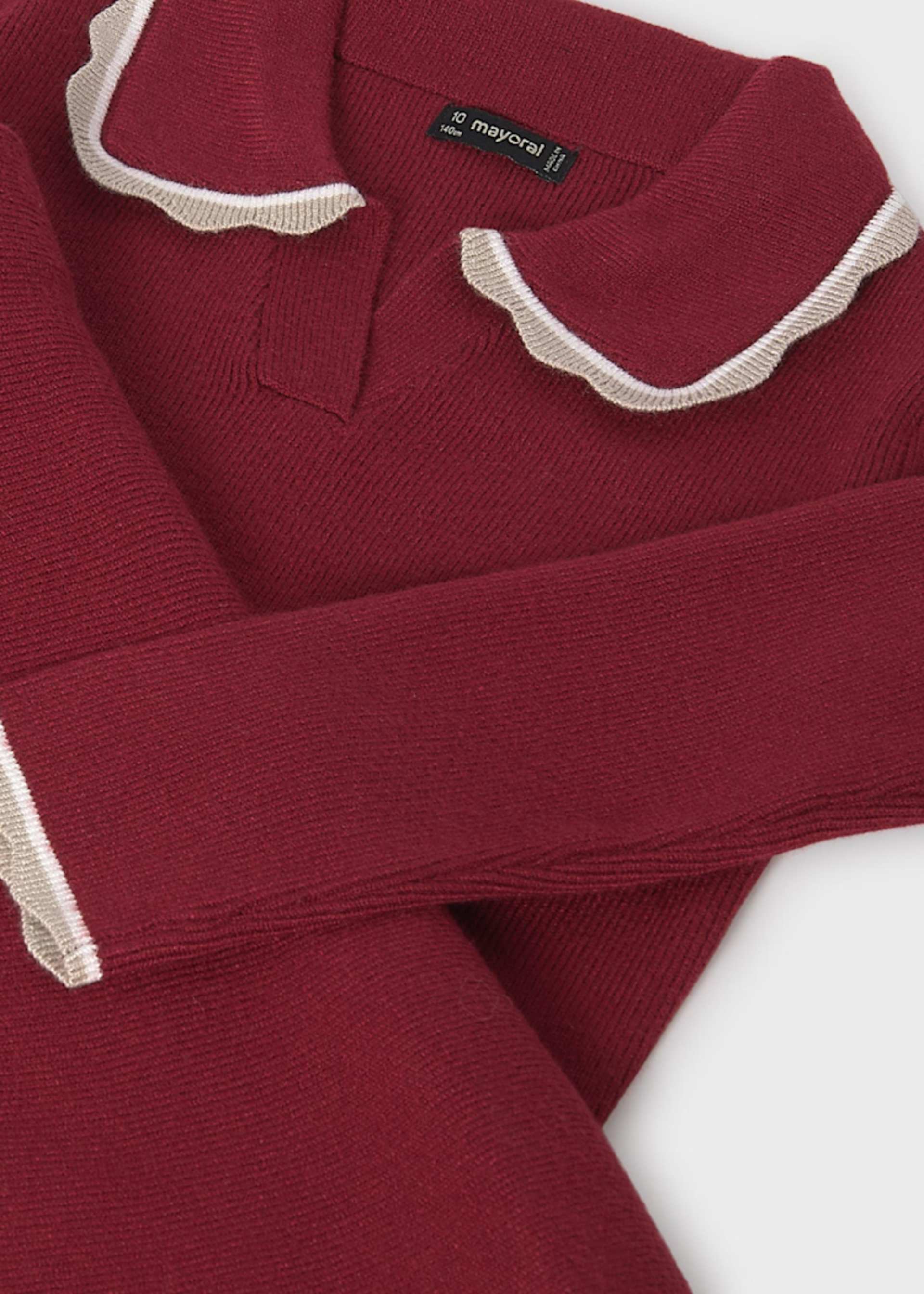 Set Rock und Strick-Poloshirt Teenager Mädchen