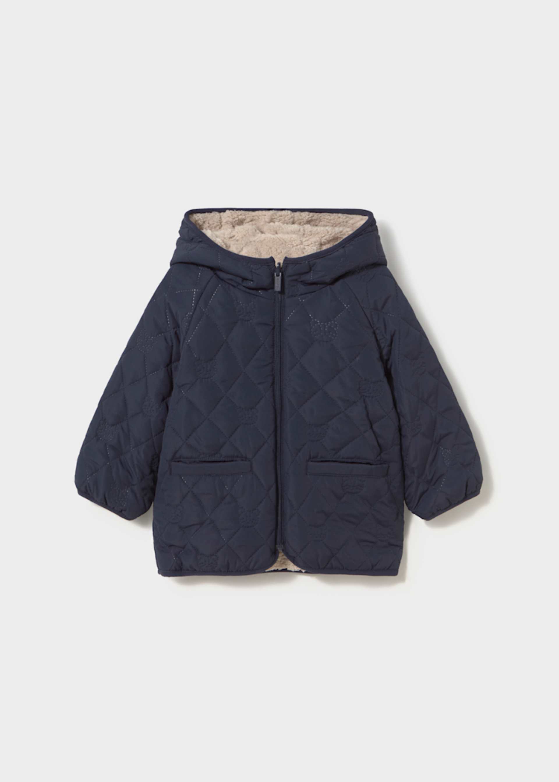 Manteau réversible en imitation mouton bébé Manteau réversible en imitation mouton bébé