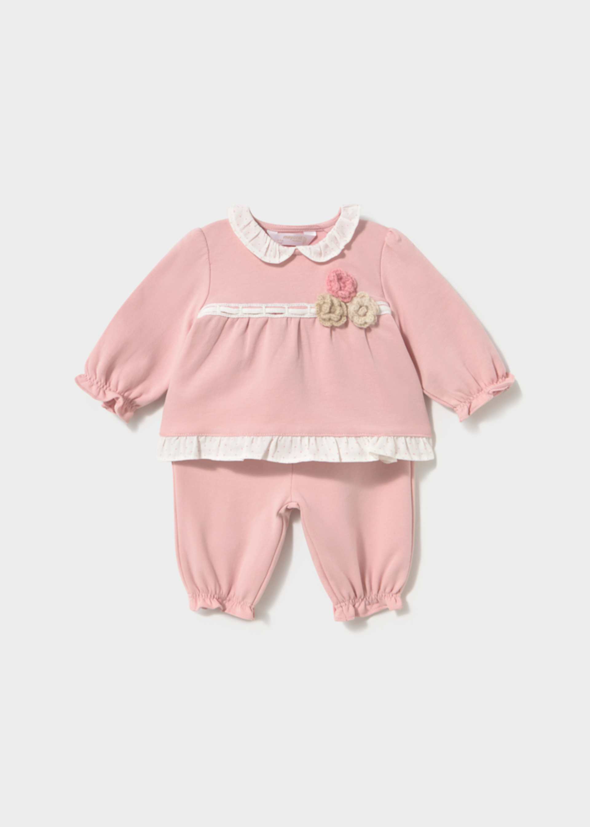Conjunto blusa y pantalón recién nacida