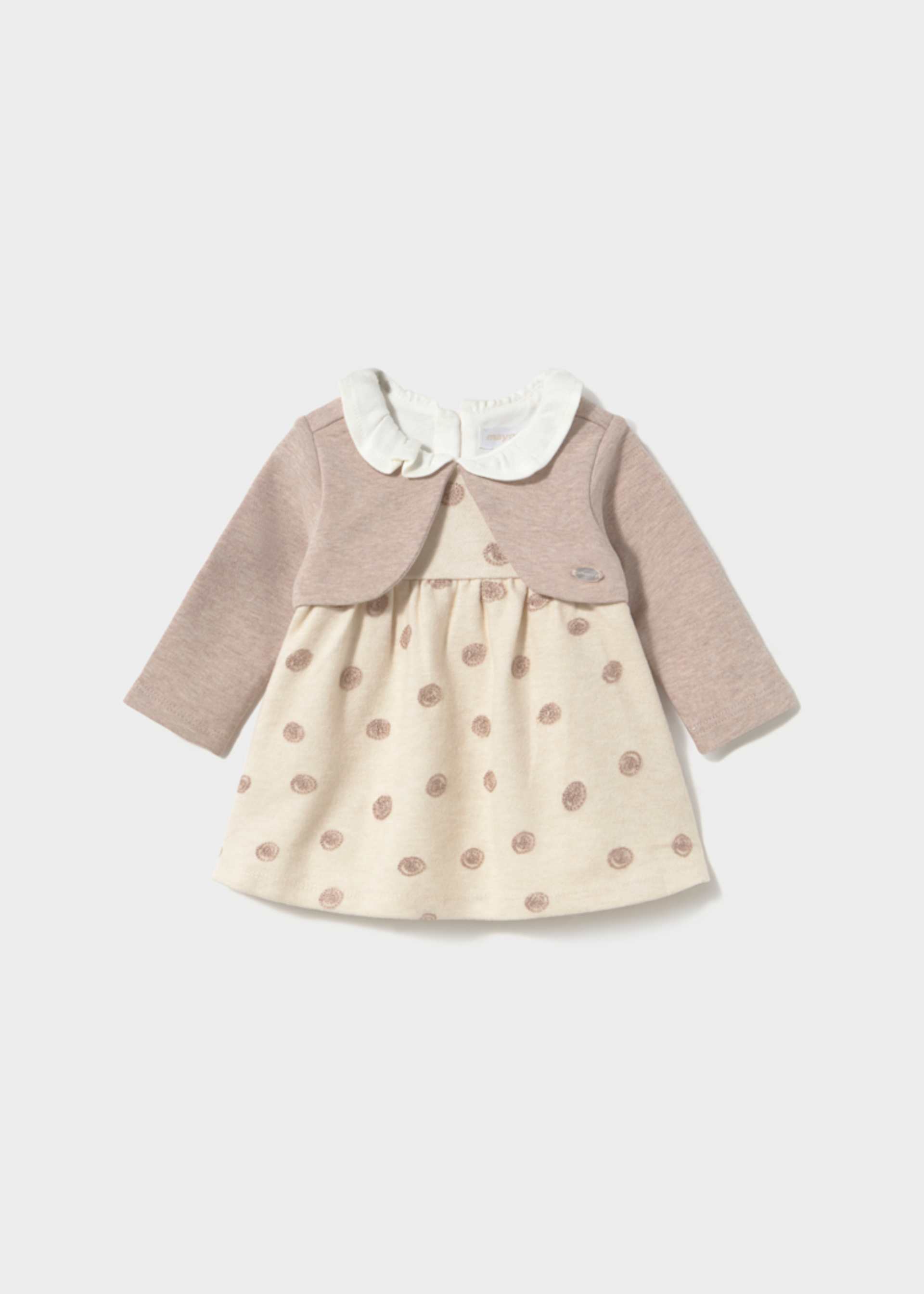 Vestito con scaldacuore neonata