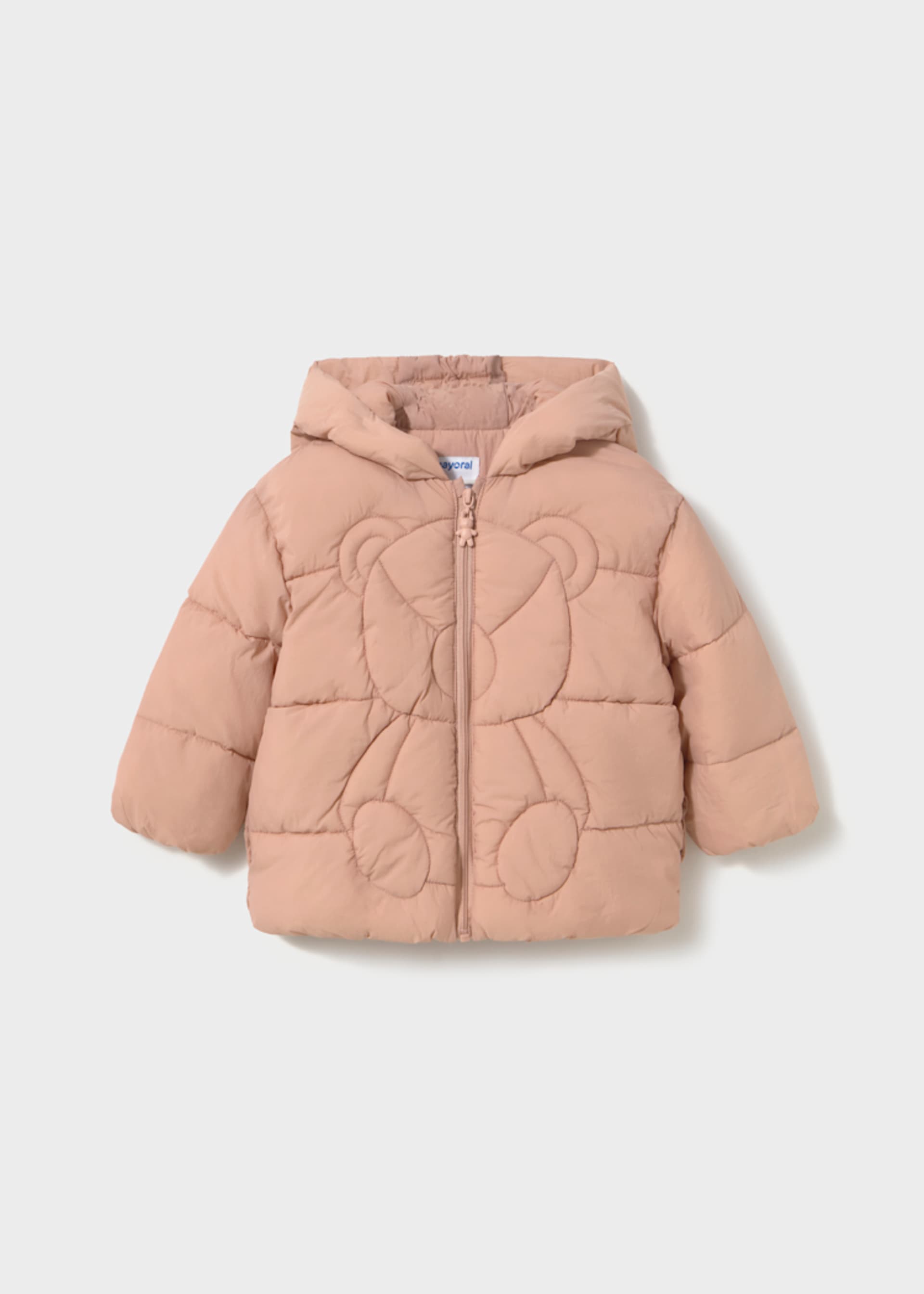 Baby teddy bear quilted jacket
