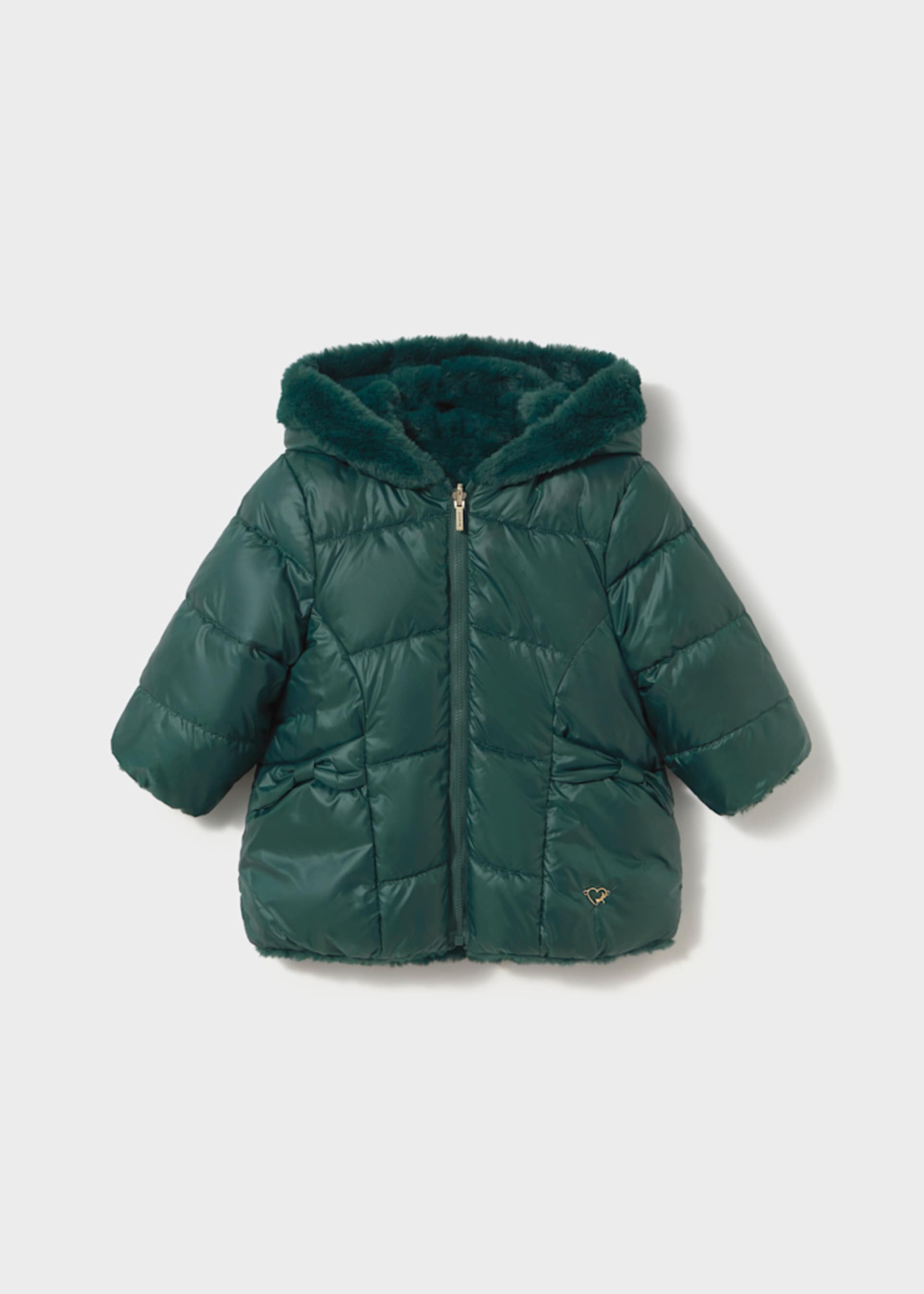 Chaquetón reversible pelo bebé