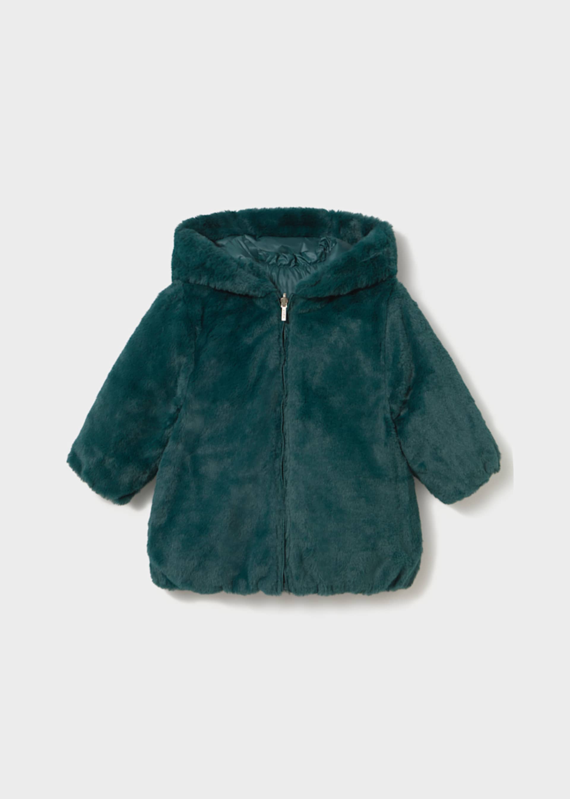 Baby Reversible Faux Fur Puffer Jacket Baby Reversible Faux Fur Puffer Jacket