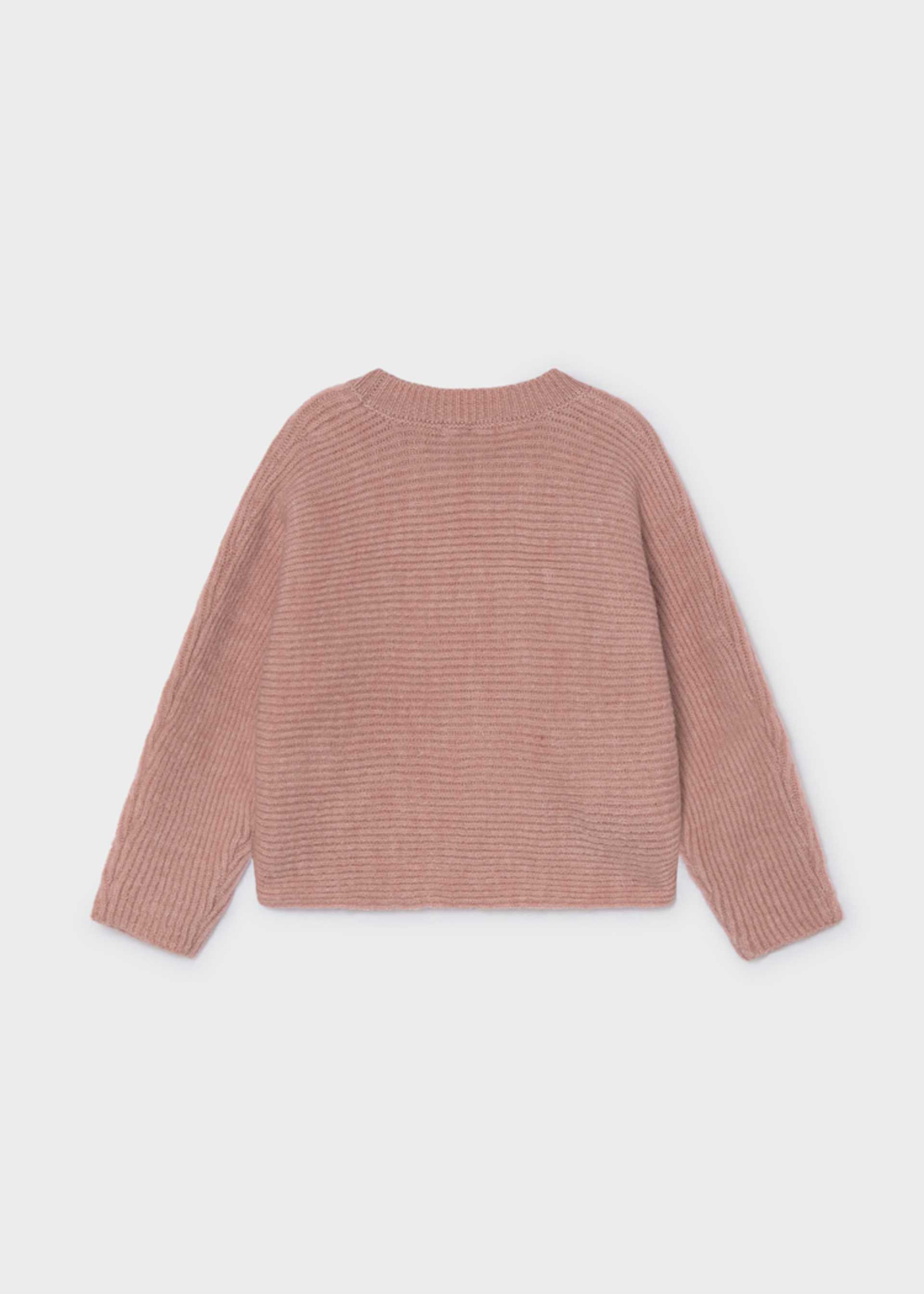 Pull en tricot à perles fille