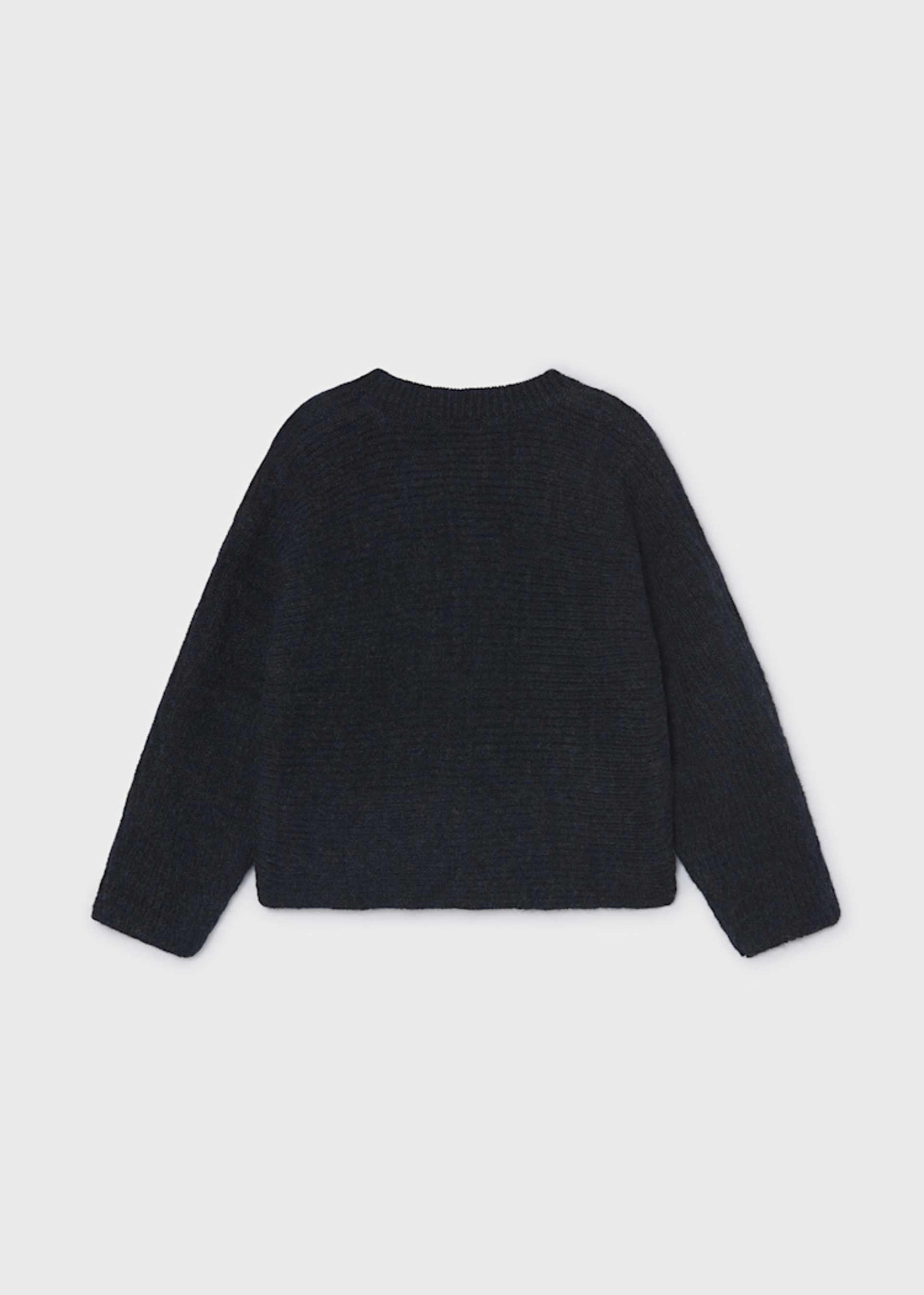 Pull en tricot à perles fille