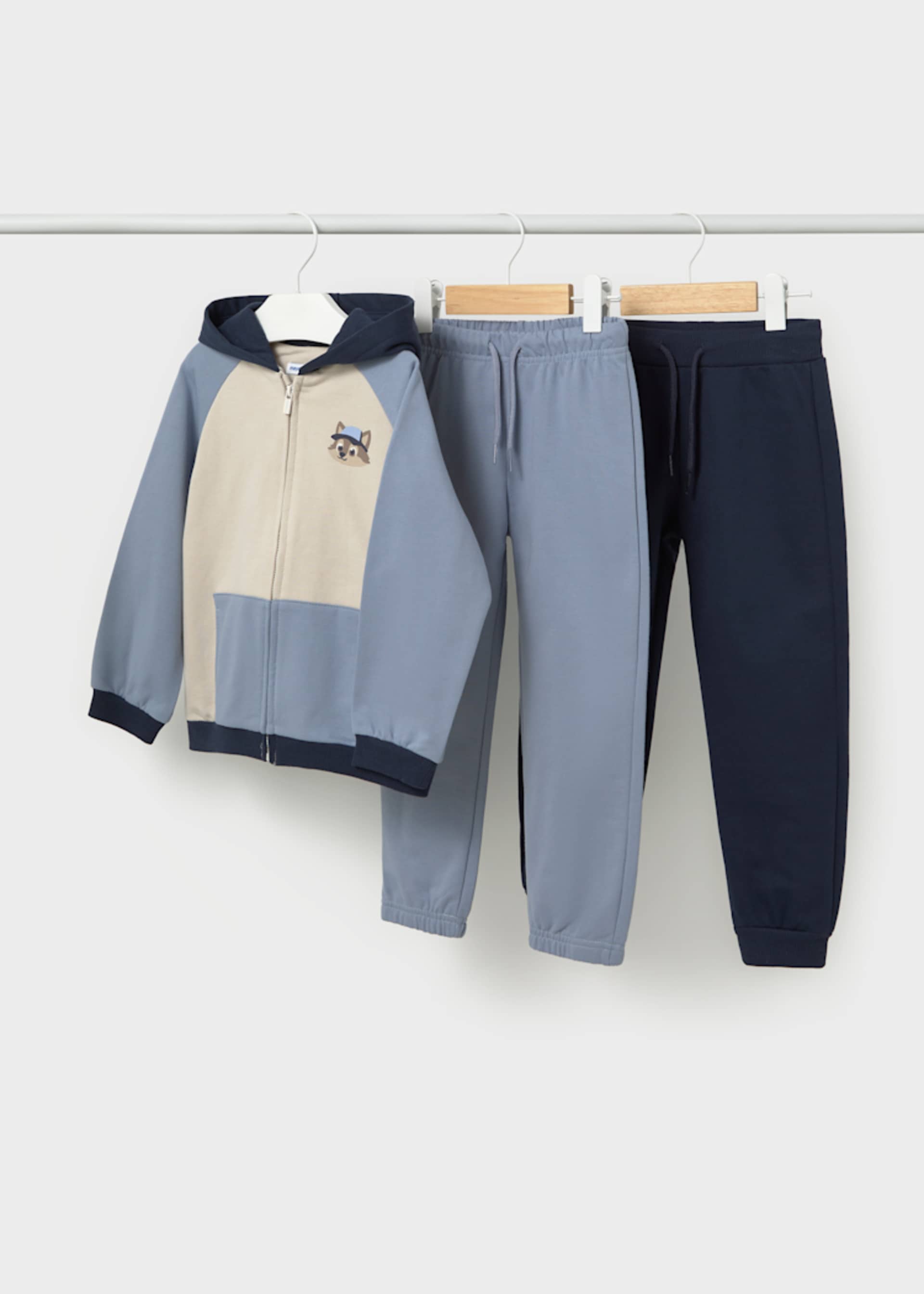 Tuta 2 pantaloni basici bimbo Tuta 2 pantaloni basici bimbo