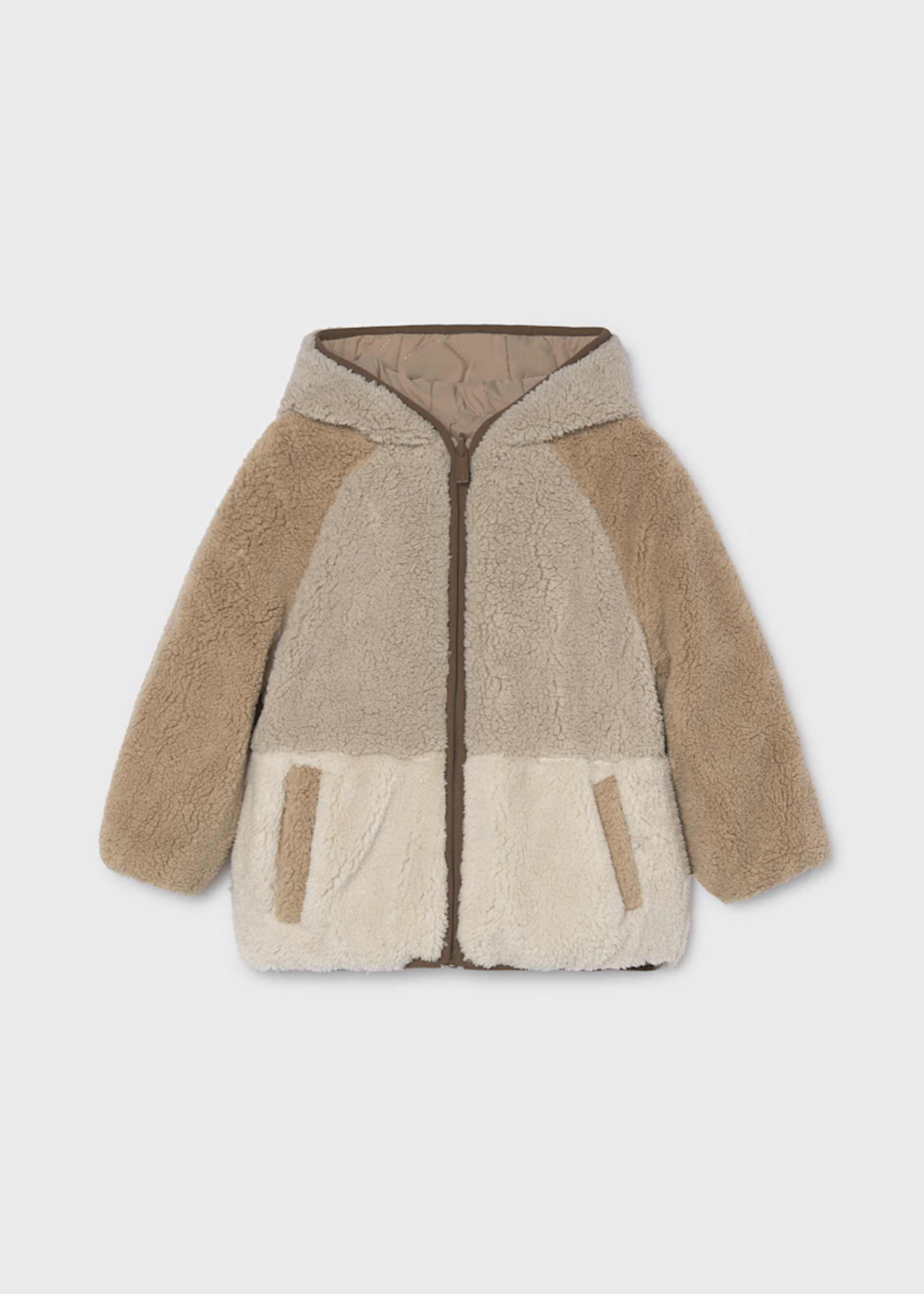 Chaquetón reversible borrego niño