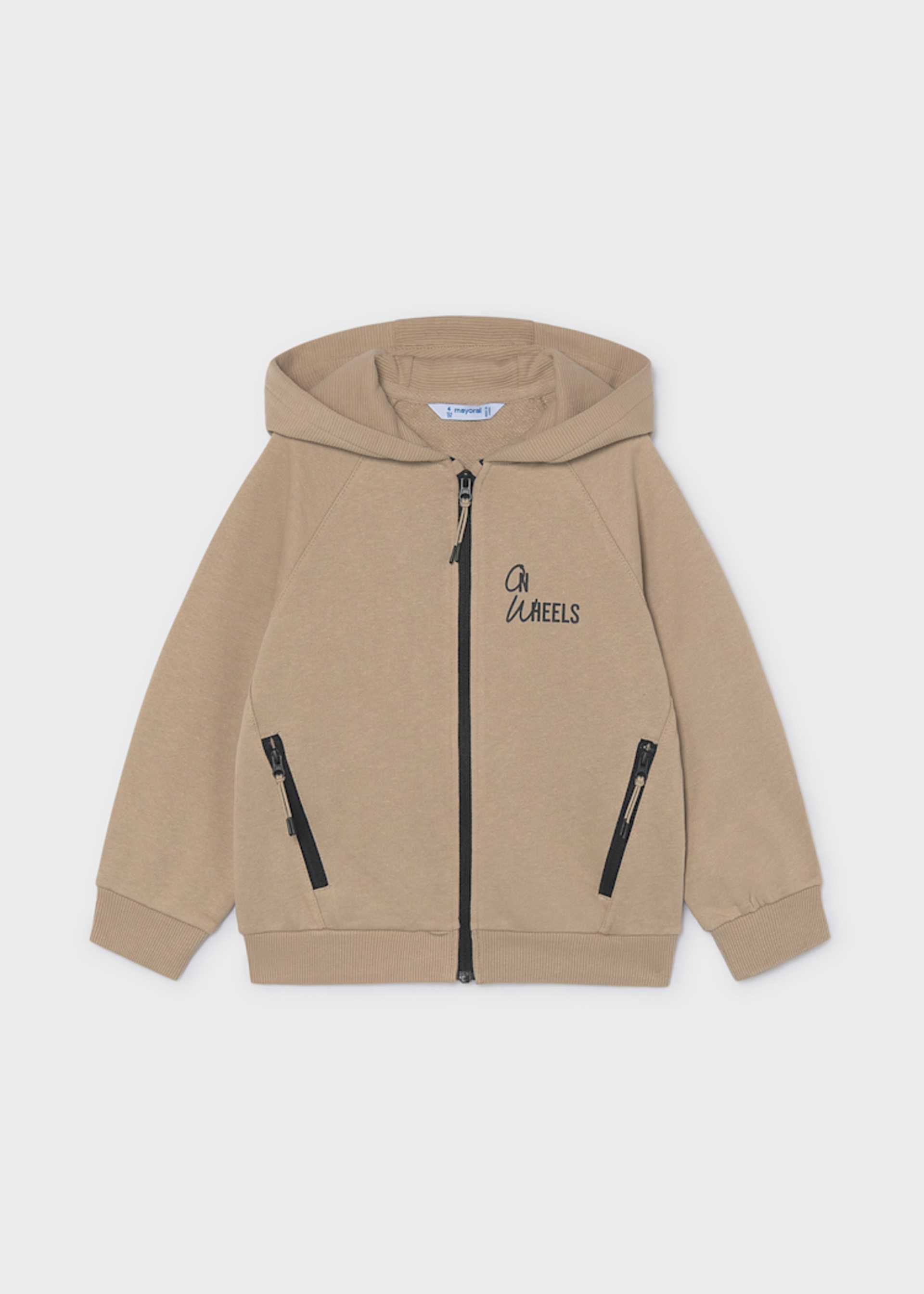 Sweat zippé à capuche garçon