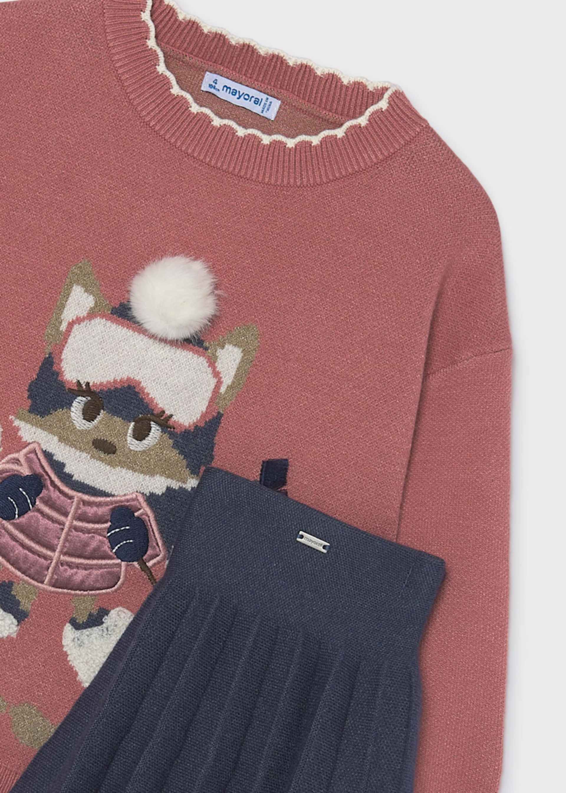 Set Rock und Sweatshirt Mädchen
