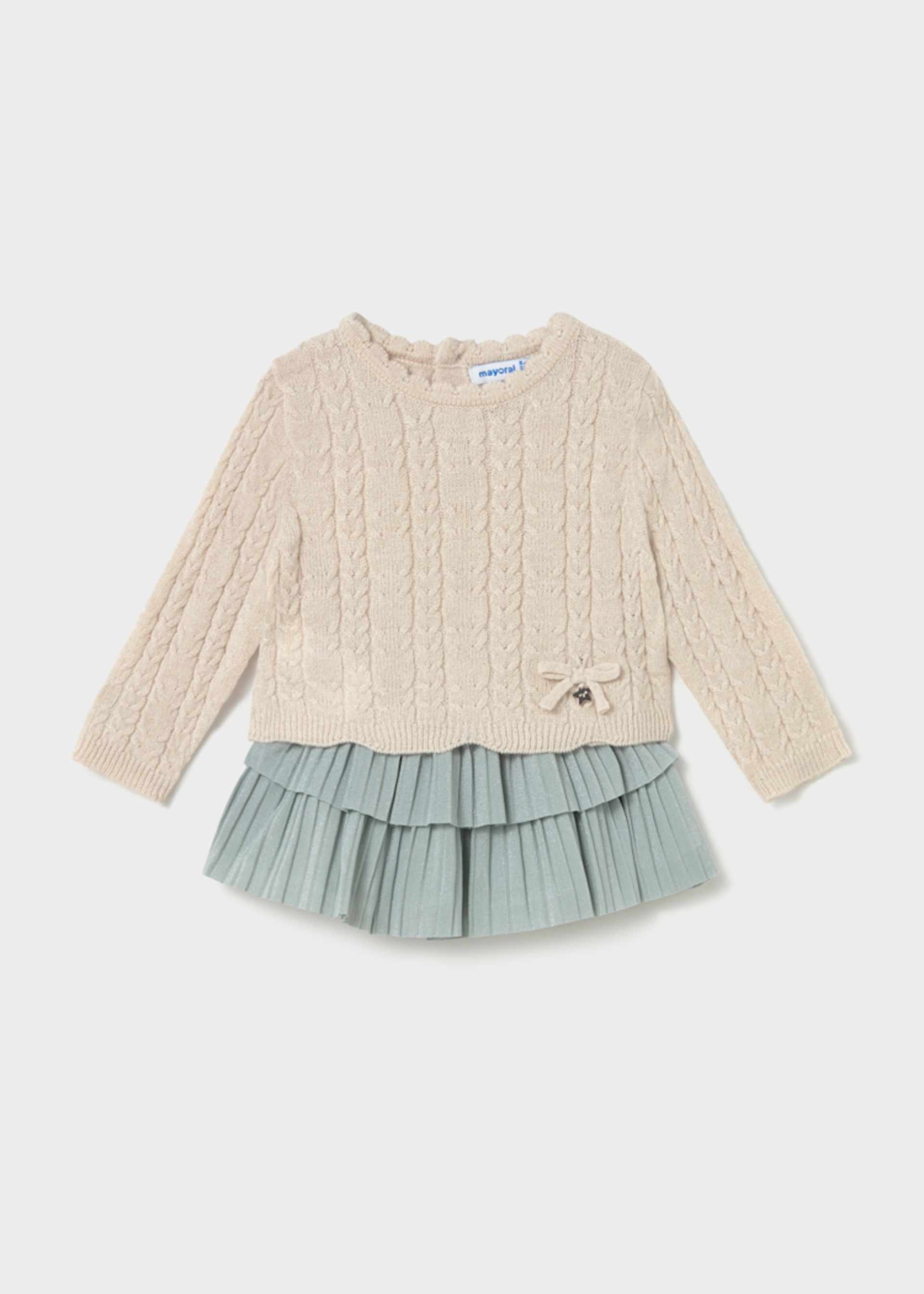 Set Volantrock und Pullover Baby