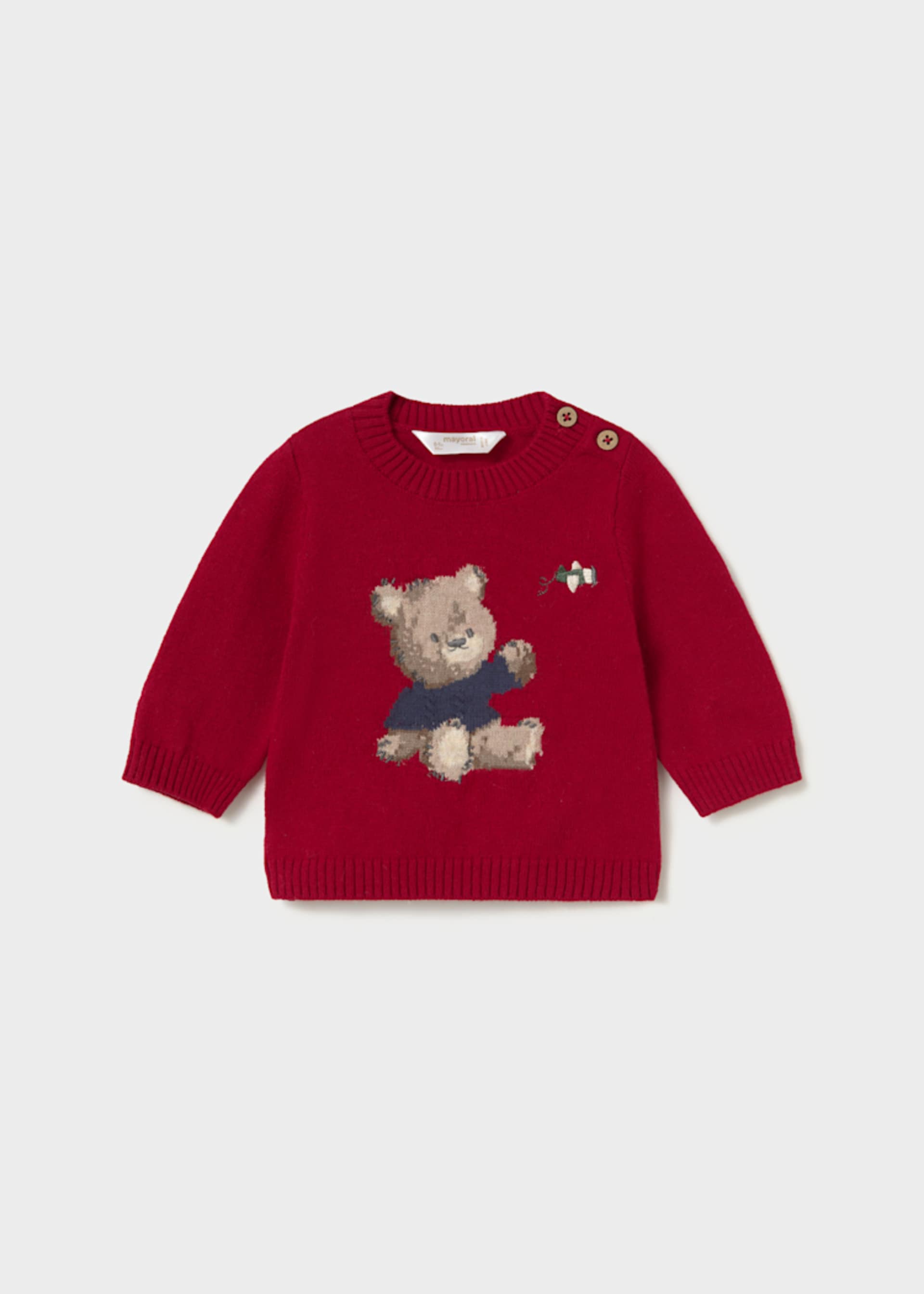 Newborn Boy Jacquard Sweater Newborn Boy Jacquard Sweater