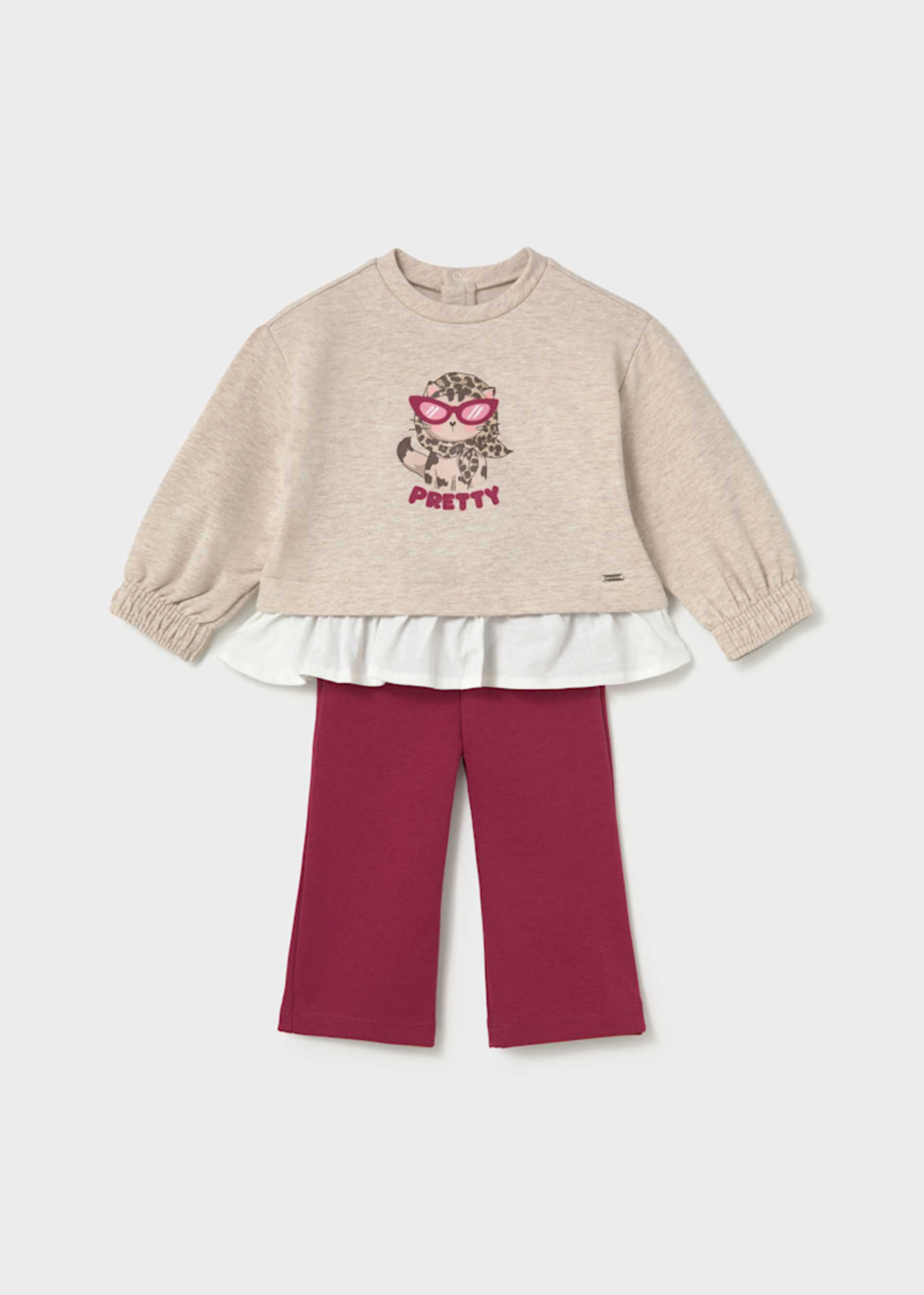 Baby Flare Leggings and Sweatshirt Set