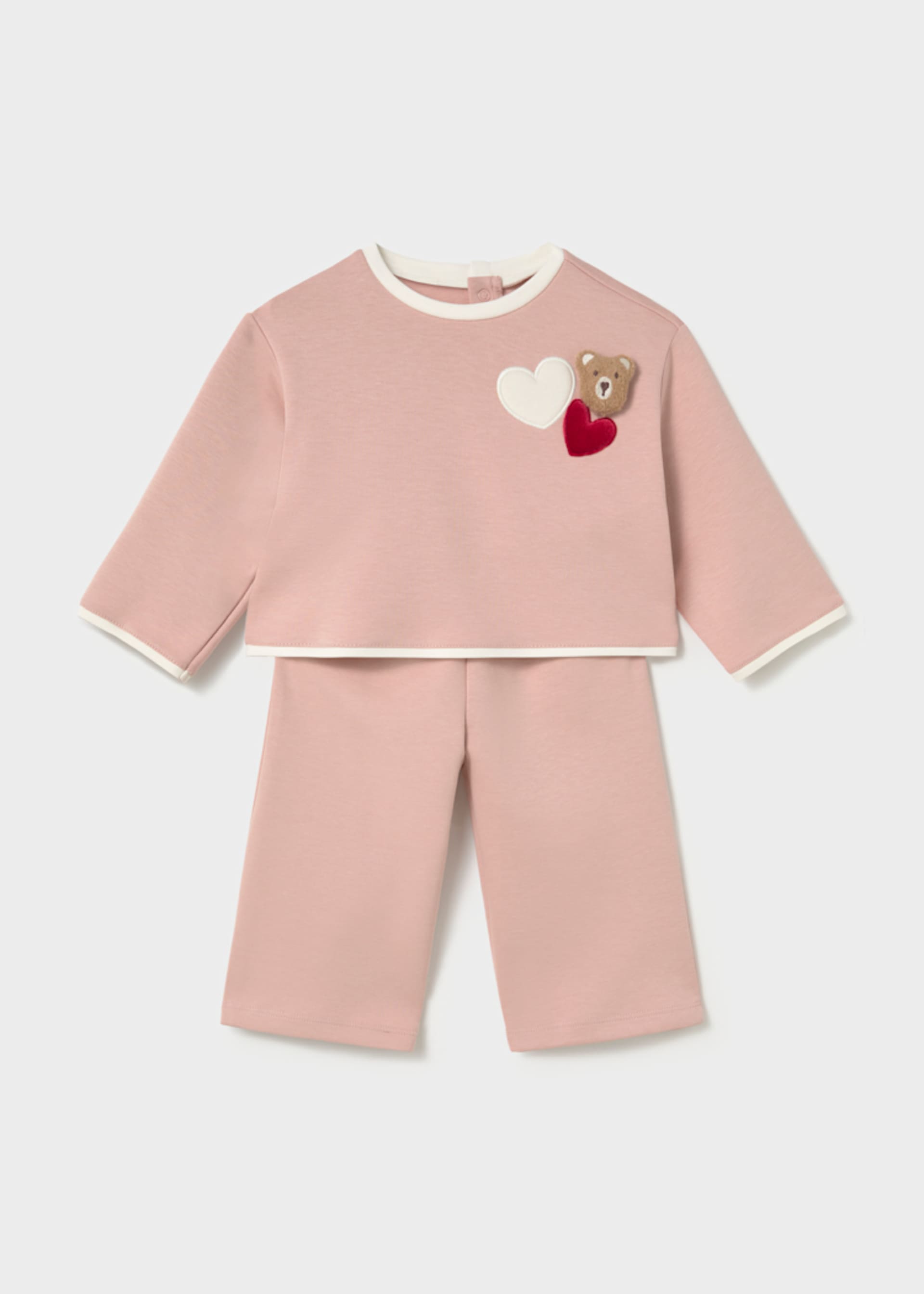 Set Hose und Pullover bestickt Baby