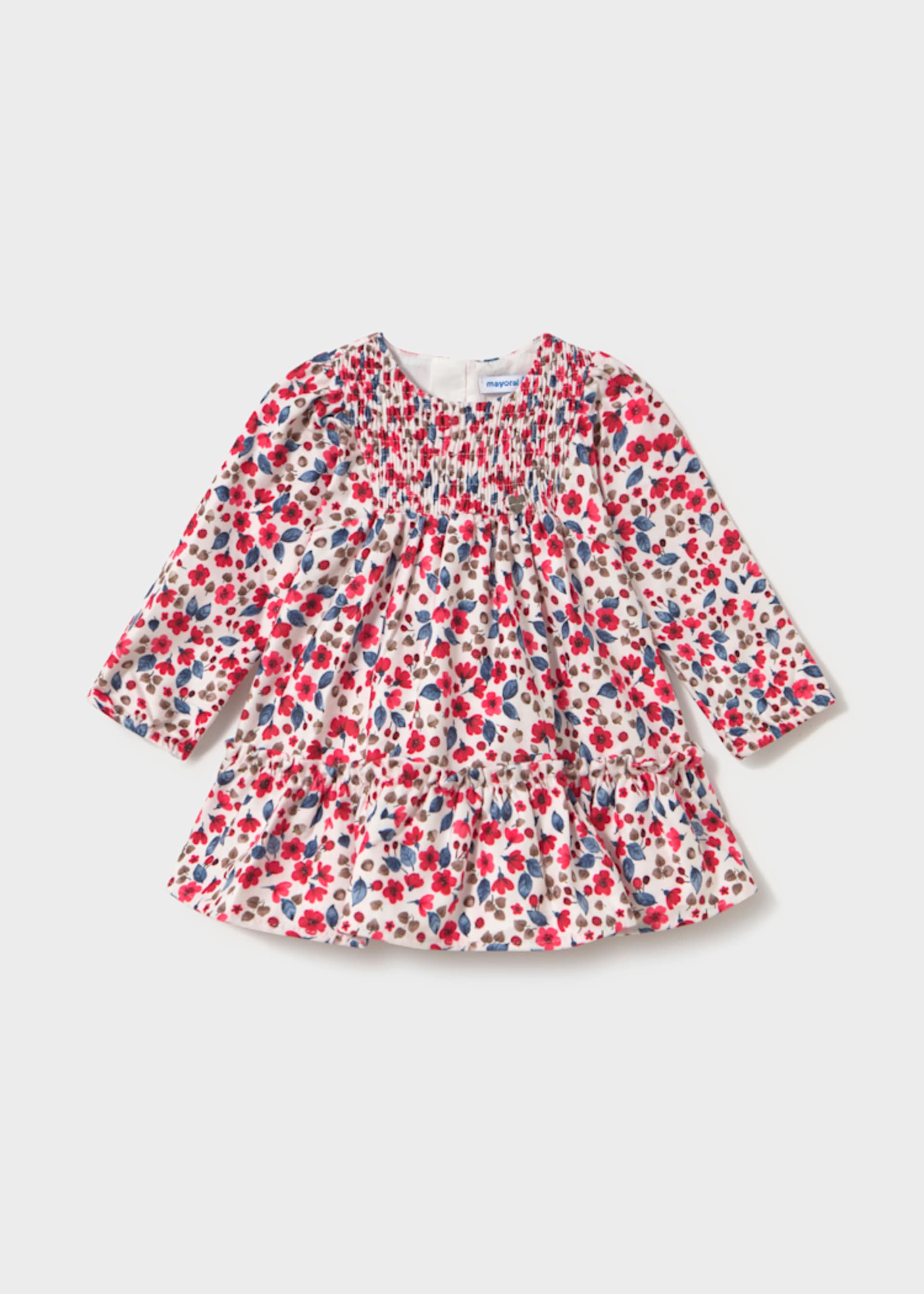 Robe en velours imprimée bébé