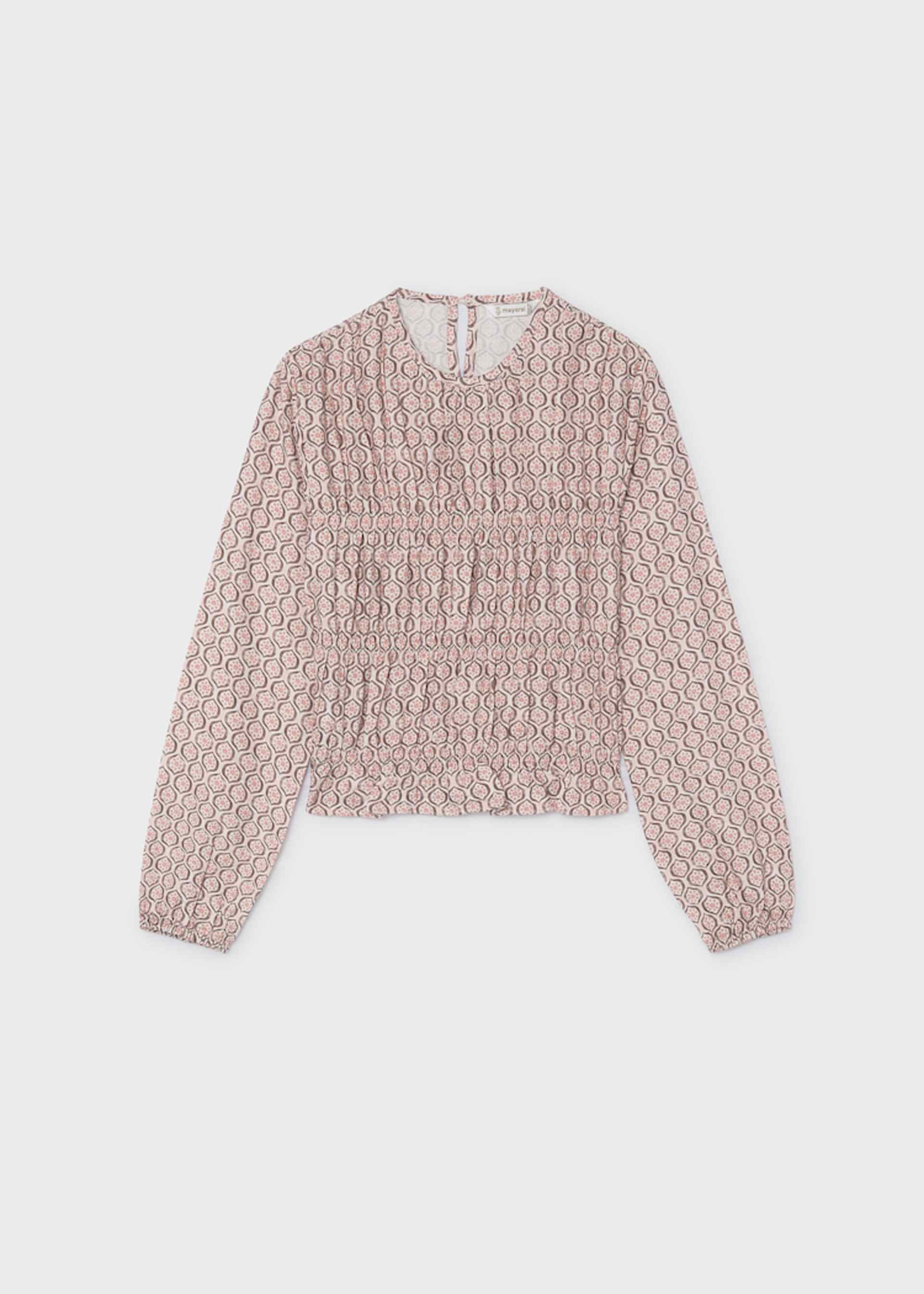 Blouse imprimée fille