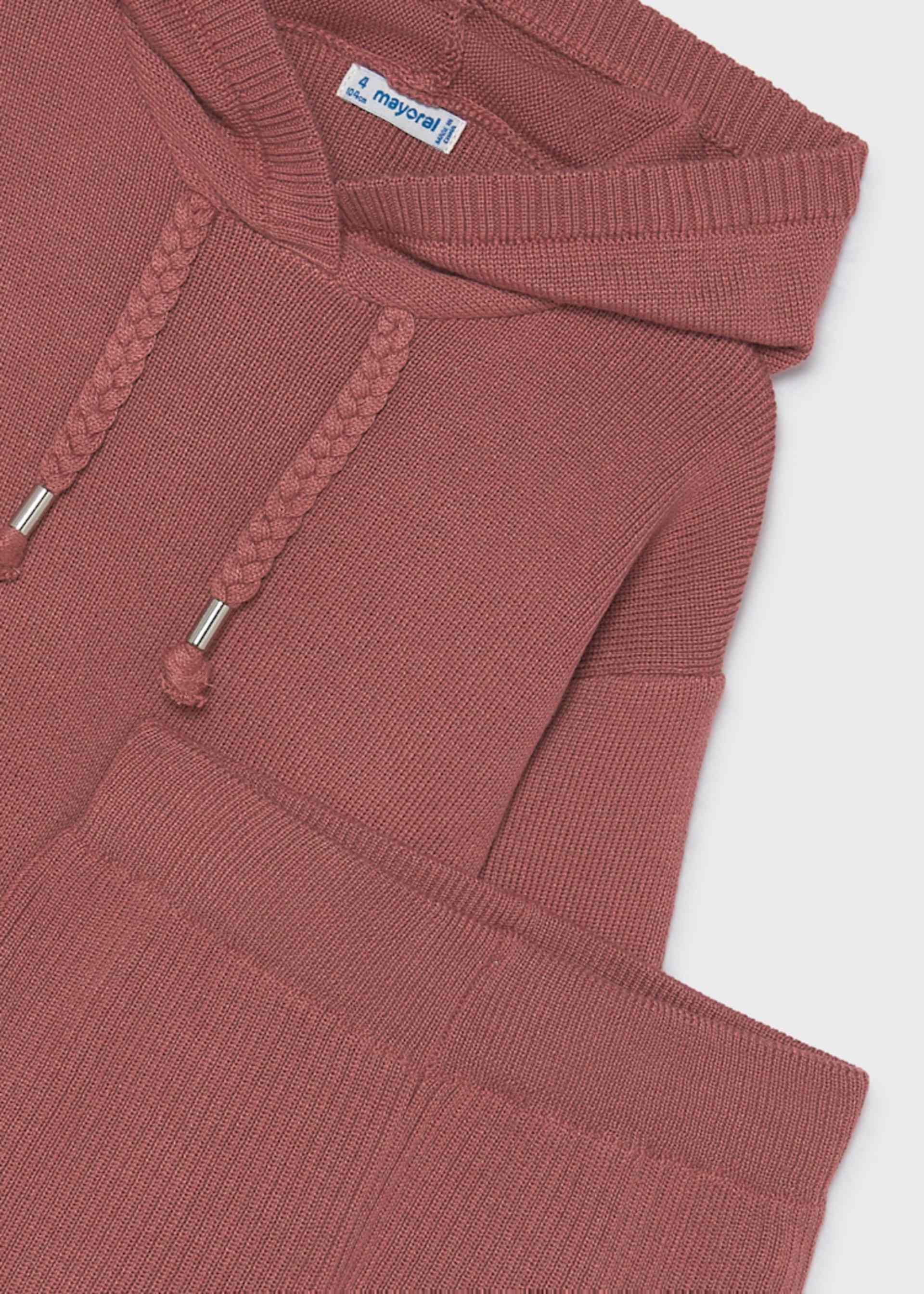 Conjunto pantalón y sudadera capucha niña