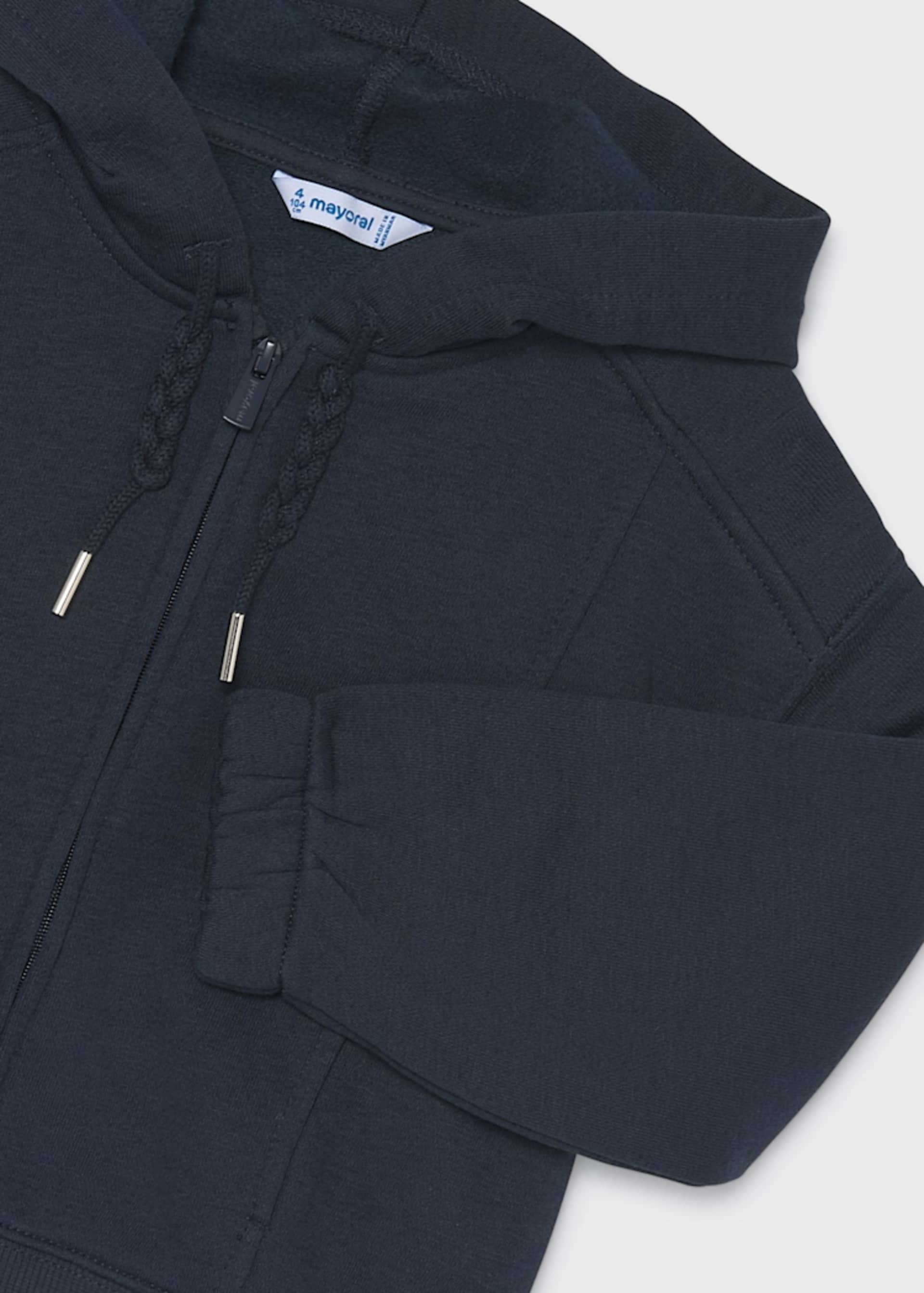 Sudadera cremallera niña