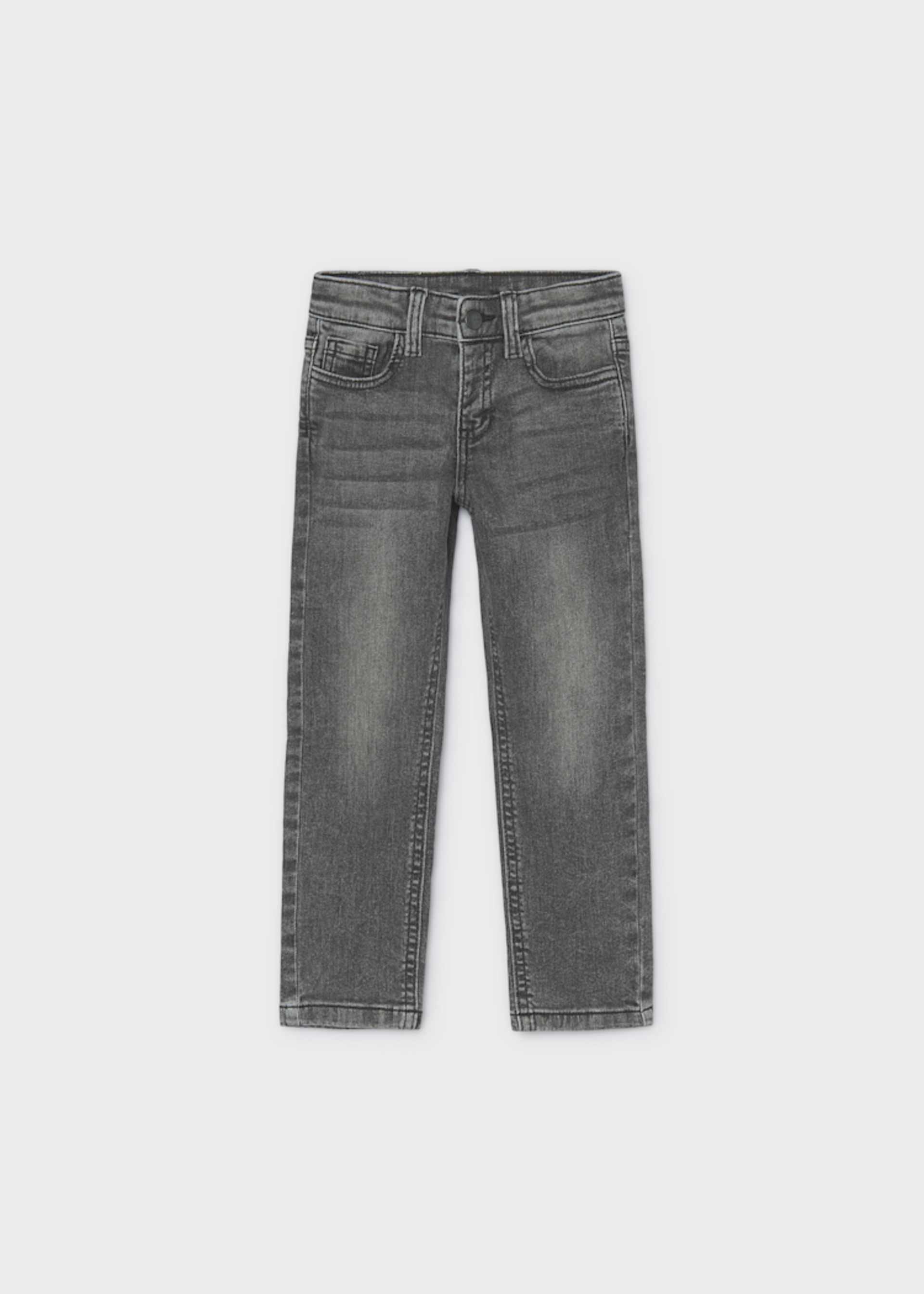 Pantalón de mezclilla básico slim fit niño Pantalón de mezclilla básico slim fit niño