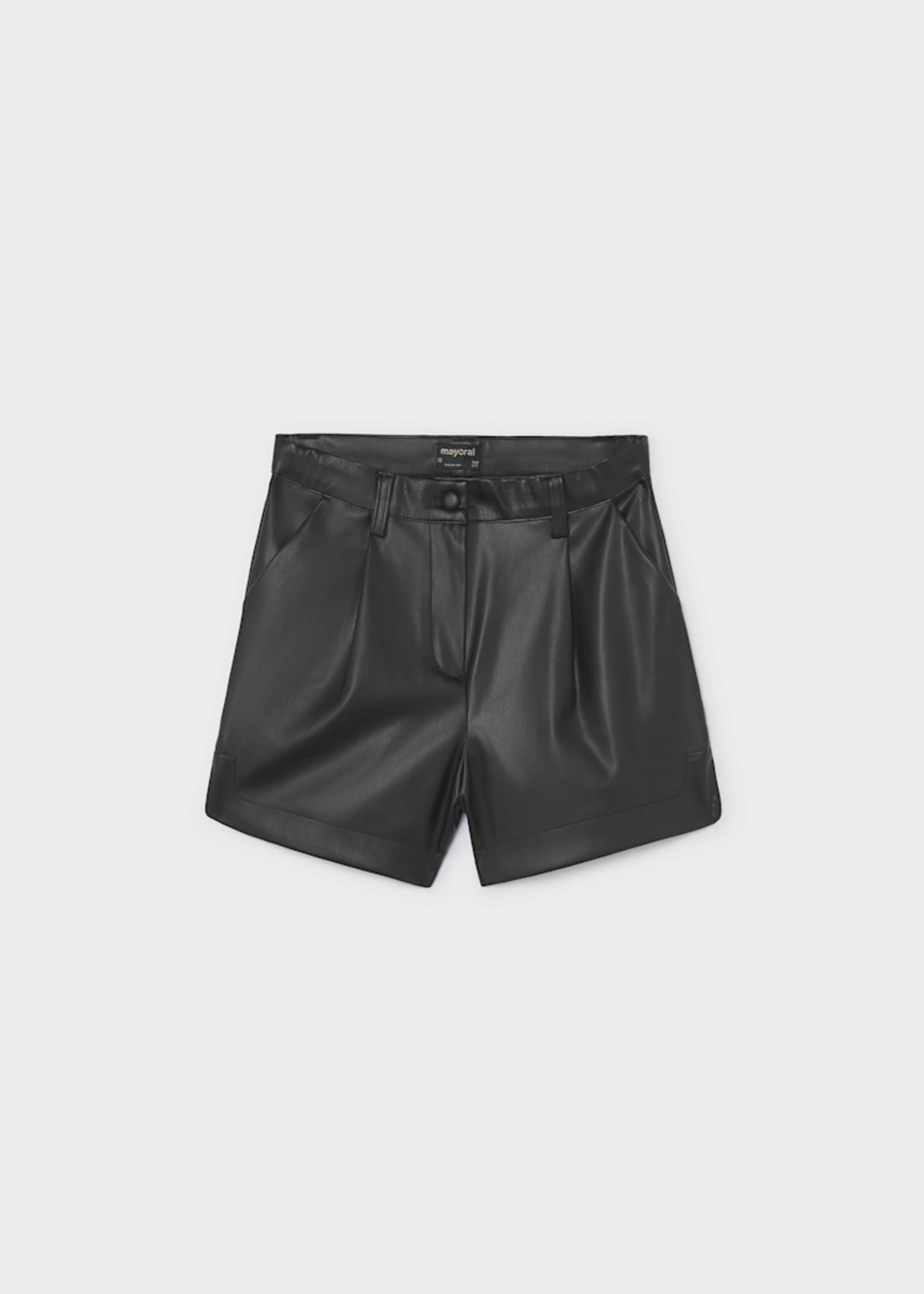 Girl Faux Leather Shorts