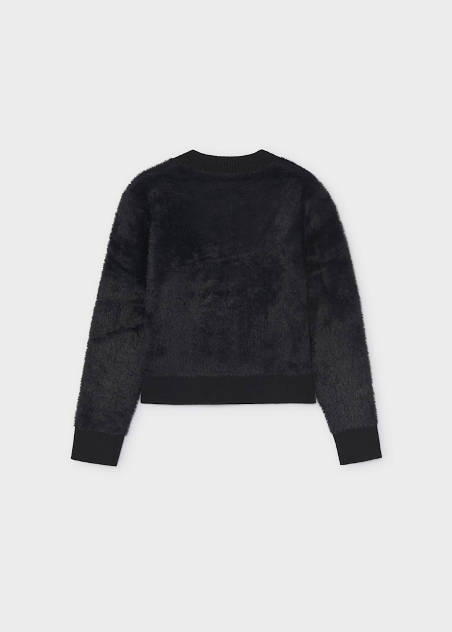 Sudadera cremallera pelo chica