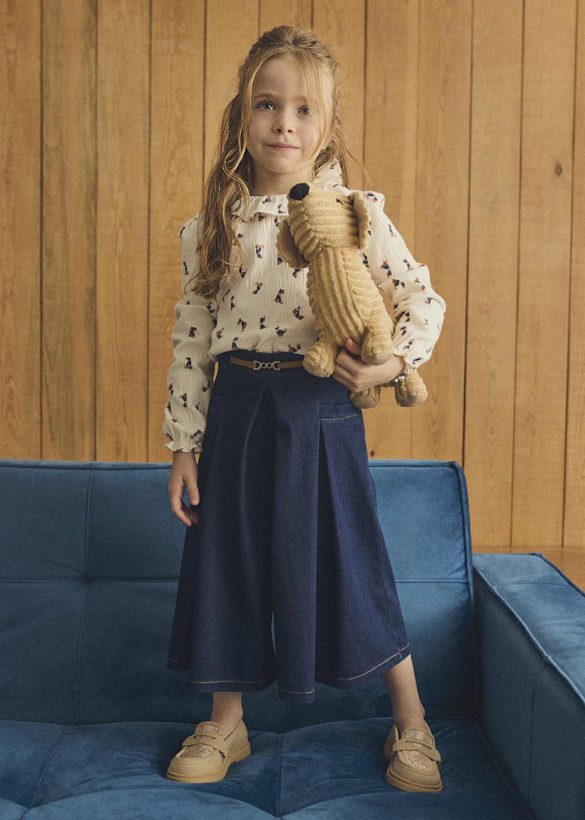 Girls' bambula blouse