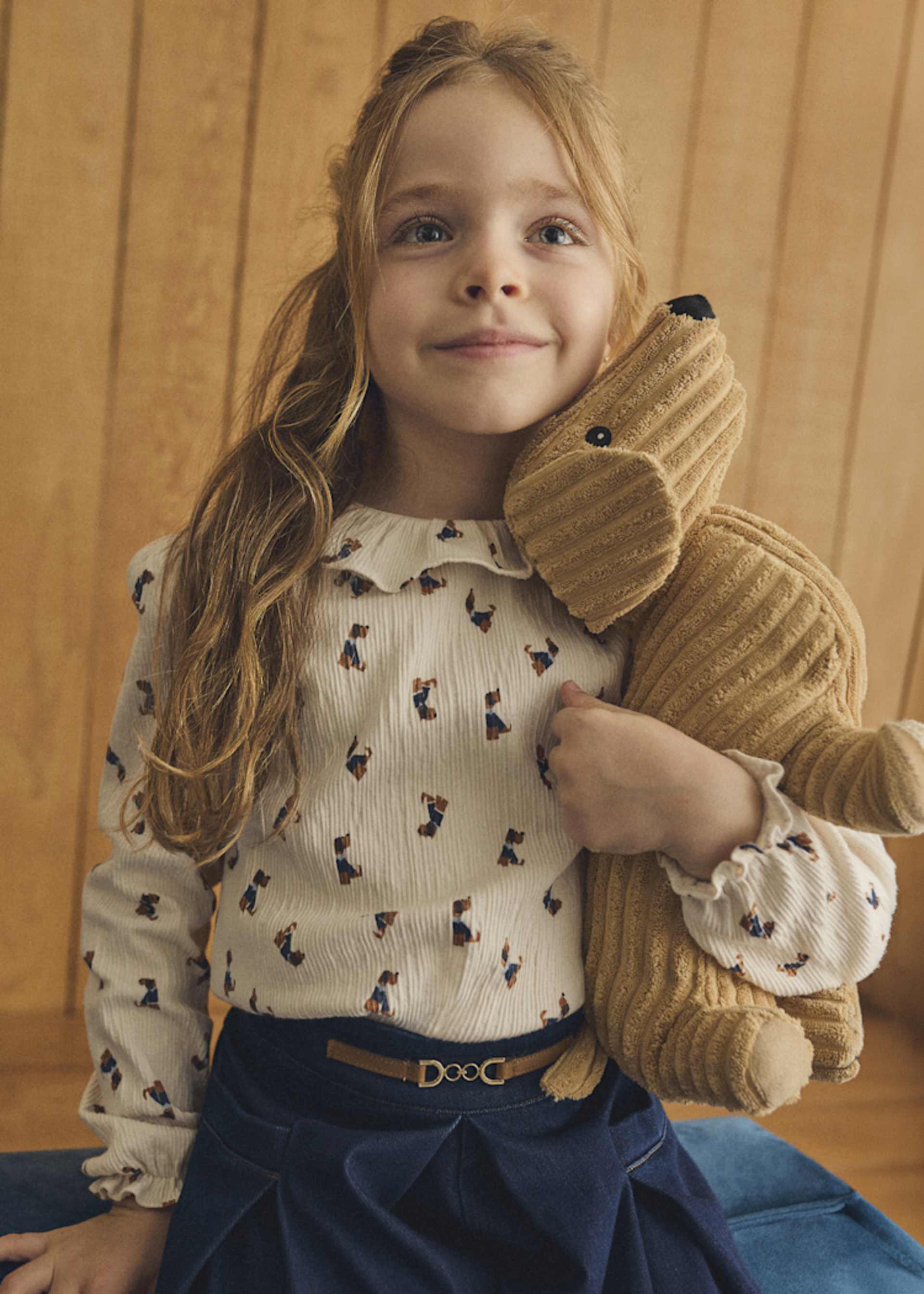 Girls' bambula blouse