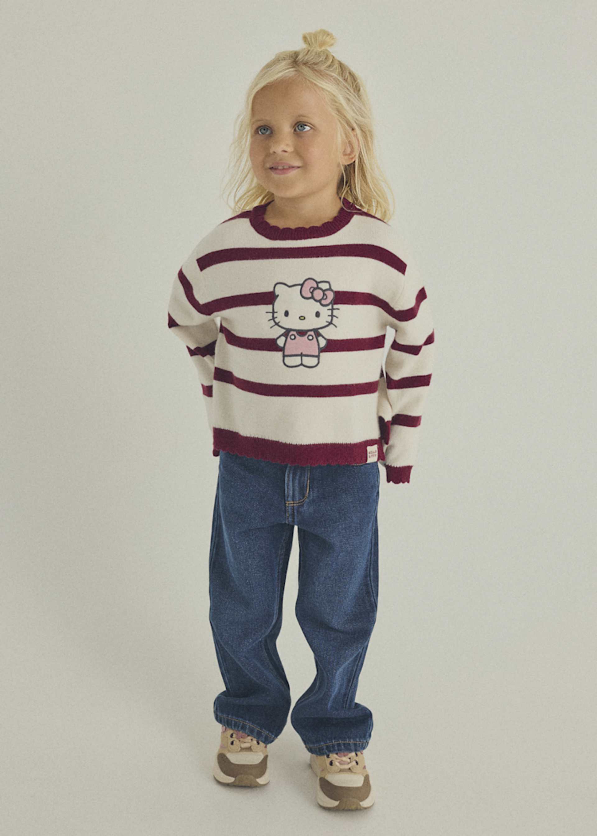 Pull rayé fille Hello Kitty ®