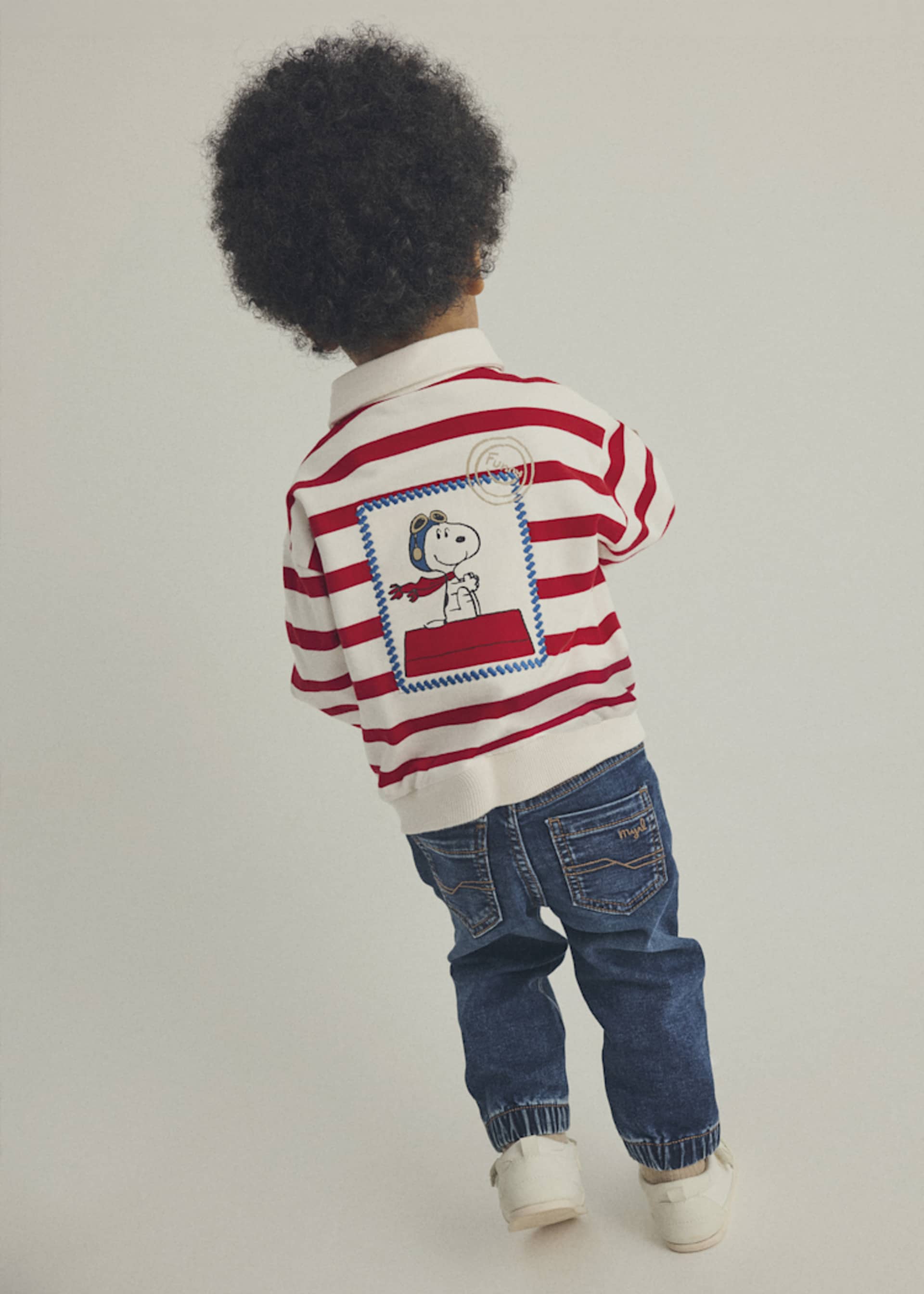 Sweatshirt gestreift Baby Snoopy Peanuts ®