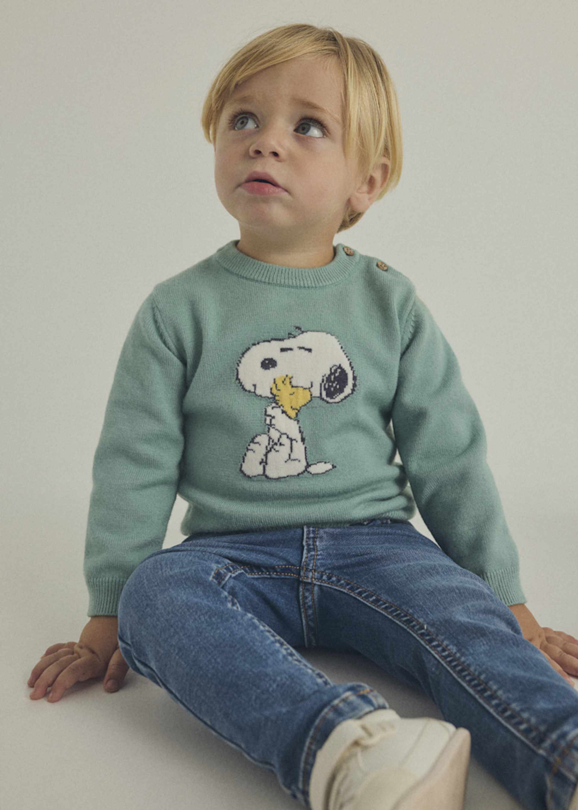 Pull en intarsisa bébé Snoopy Peanuts ®
