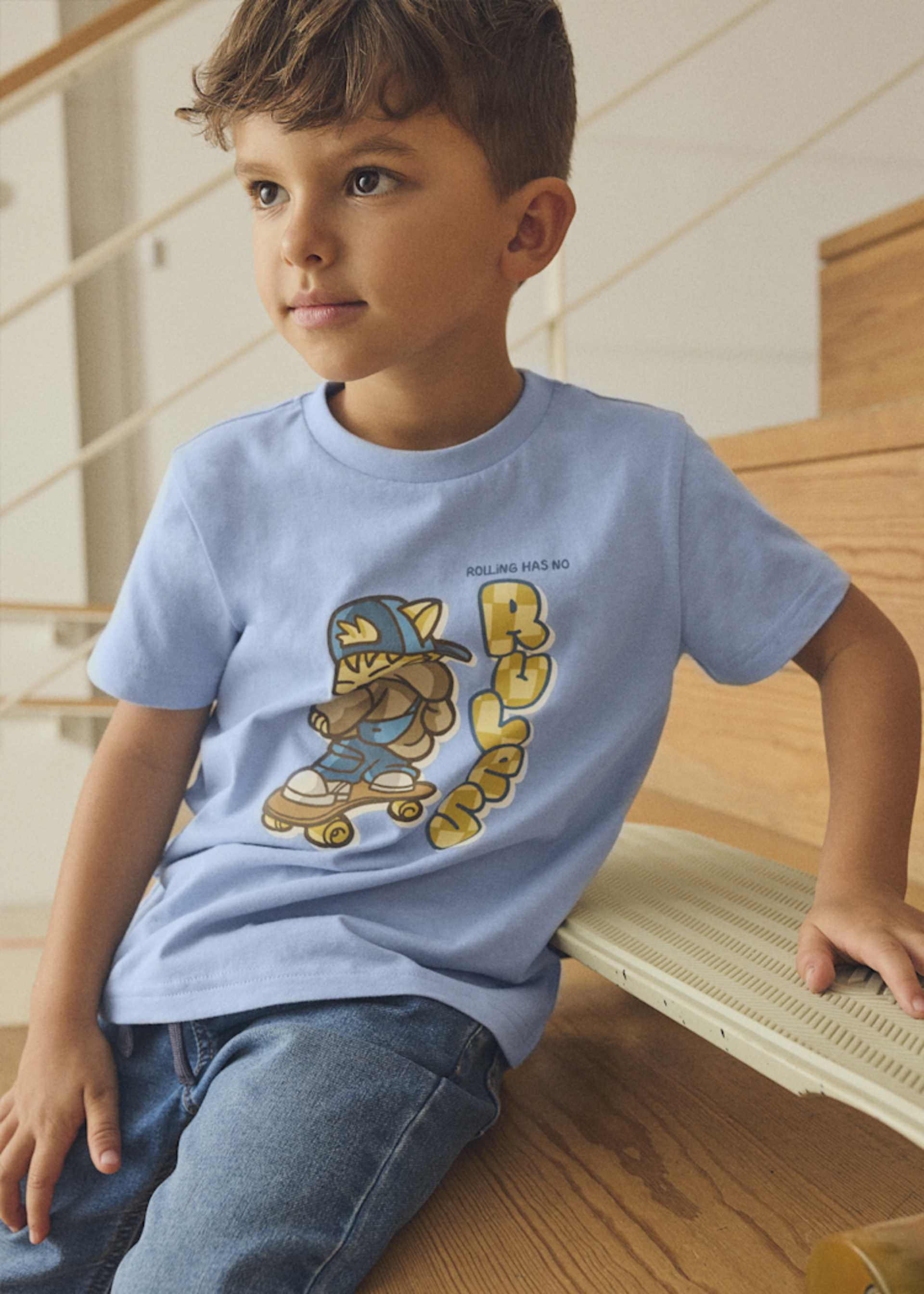T-shirt print  garçon