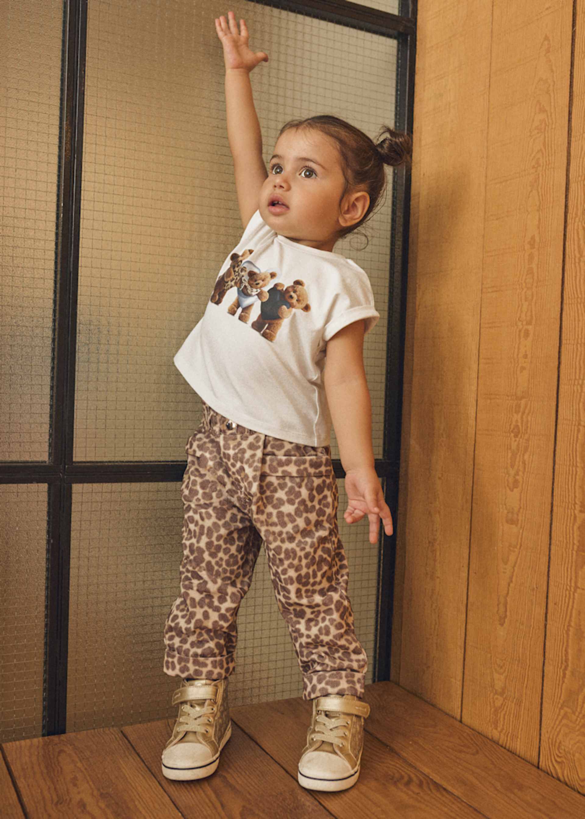 Camisola print urso bebé