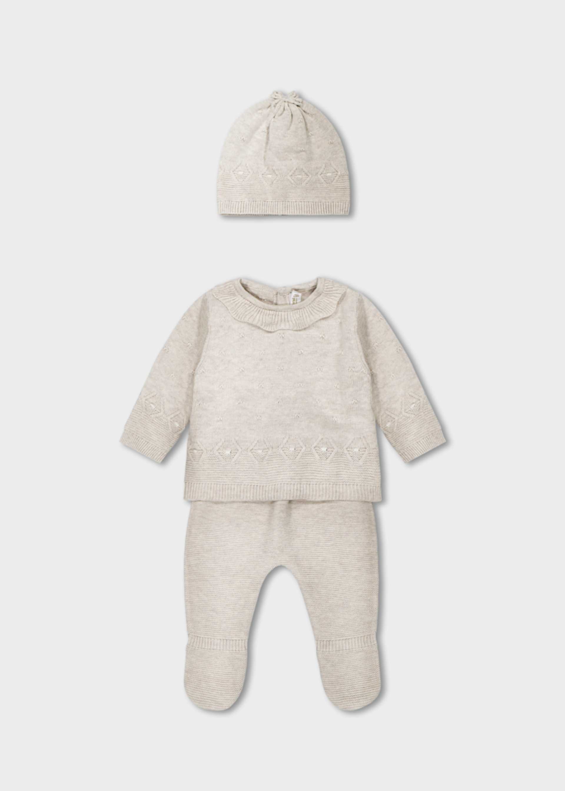 Newborn 3-piece tricot set